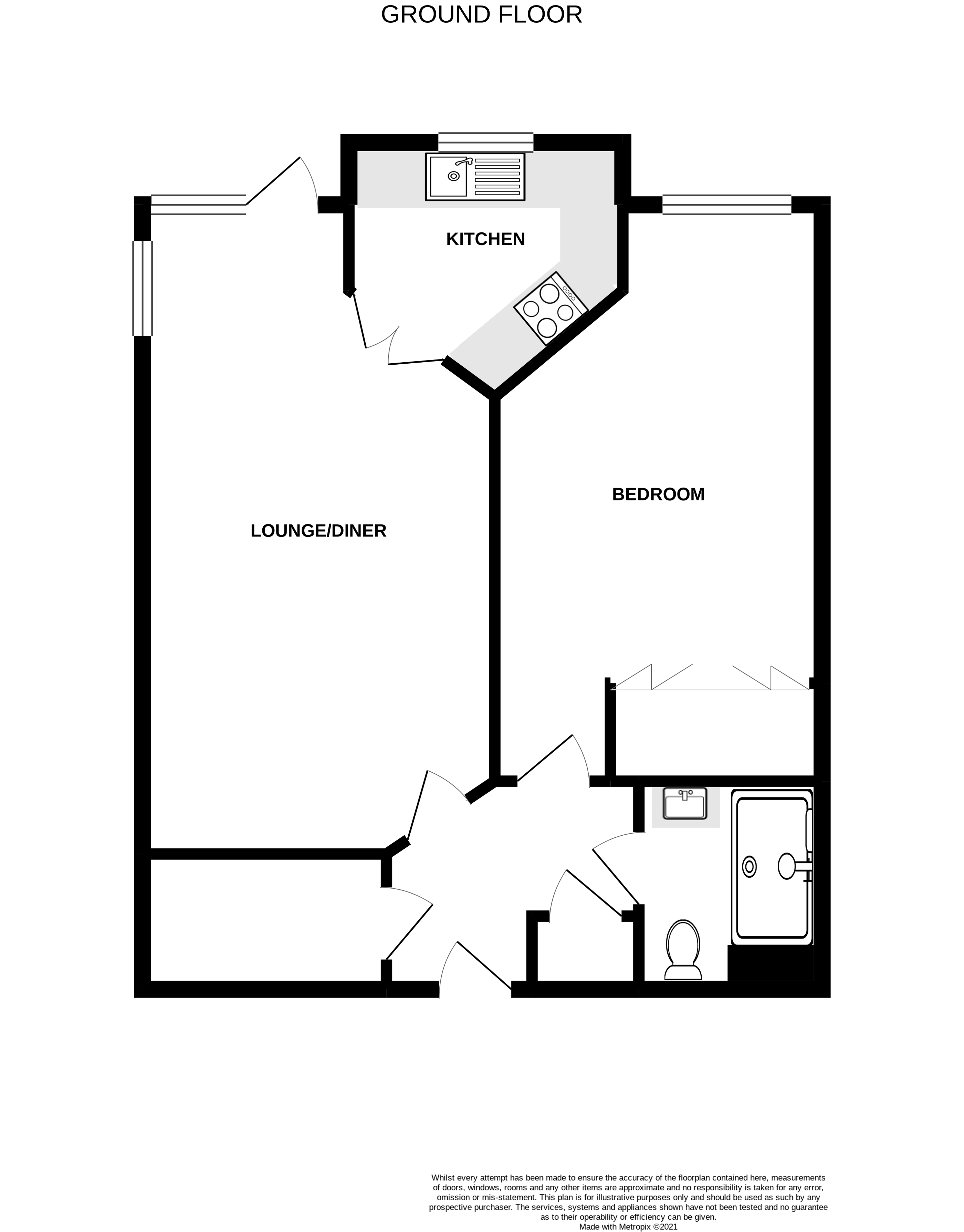 Bursledon Road, Hedge End, Southampton SO30, 1 bedroom flat for sale