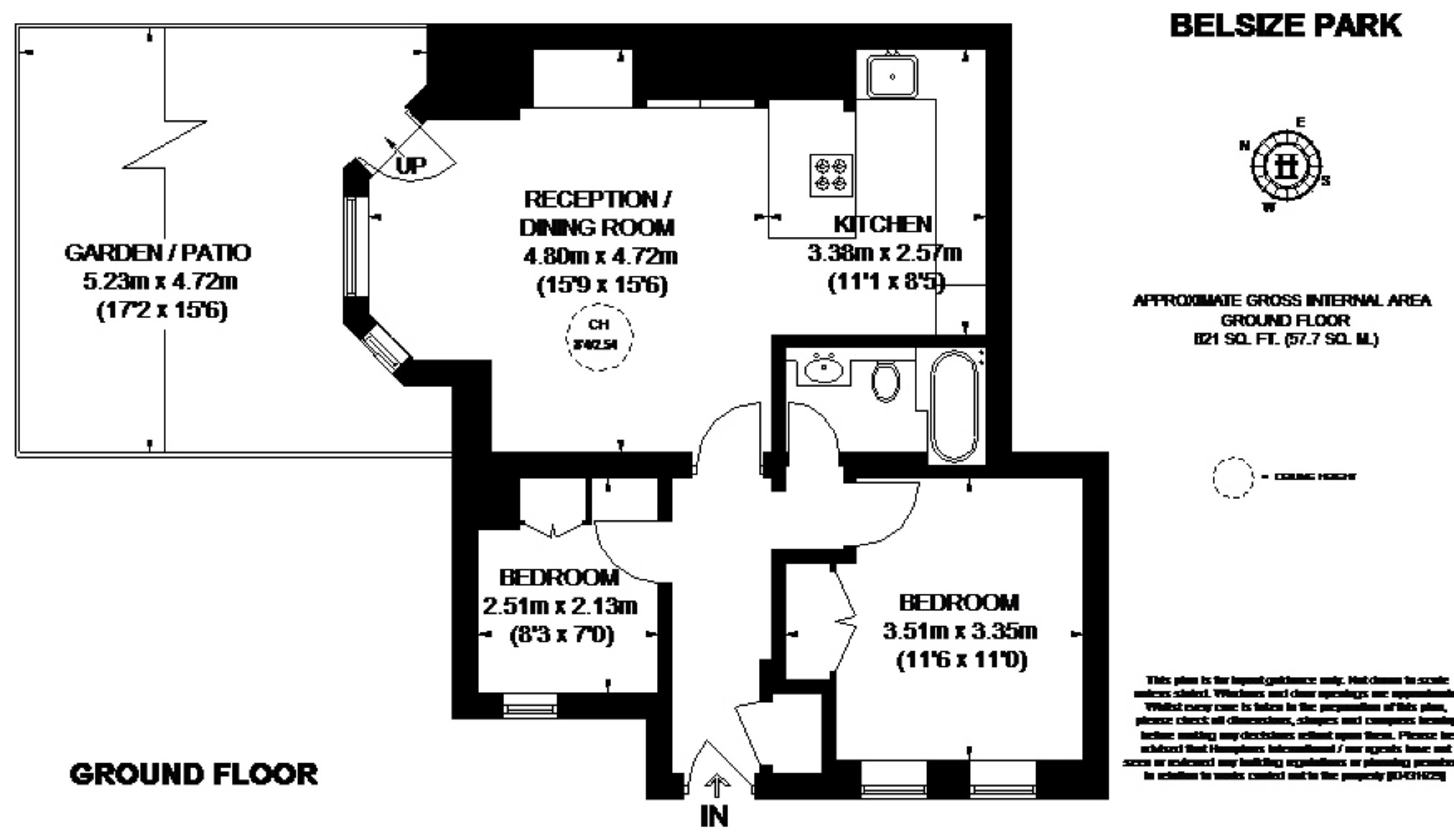 0 Bedrooms Studio to rent in Belsize Park, London NW3