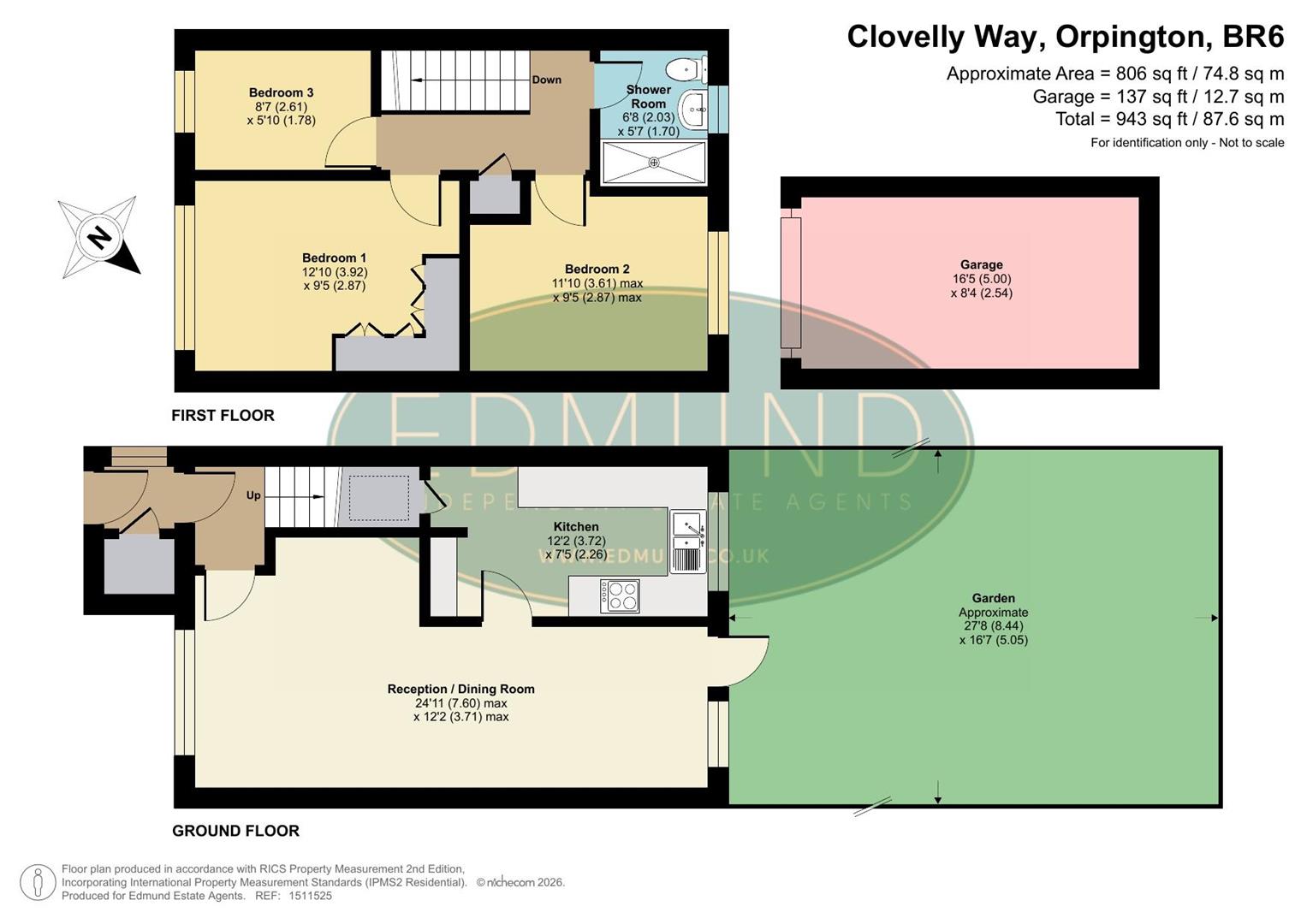 11, Clovelly Way, Orpington floorplan