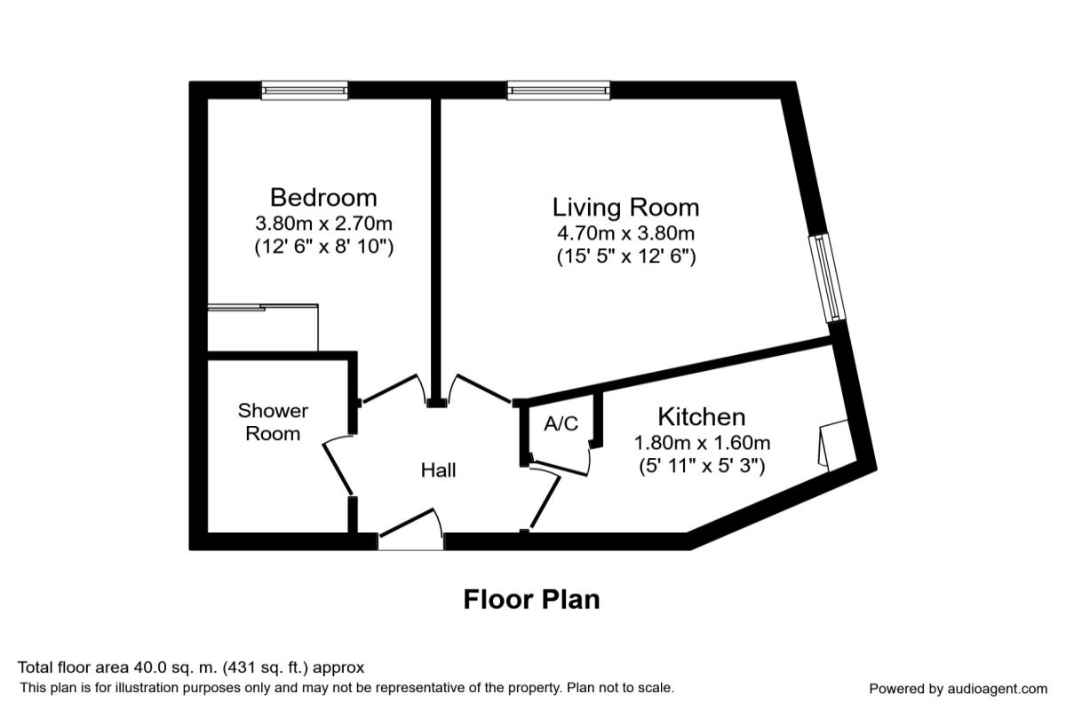 1 Bedrooms Flat to rent in Clyde Street, Bingley BD16