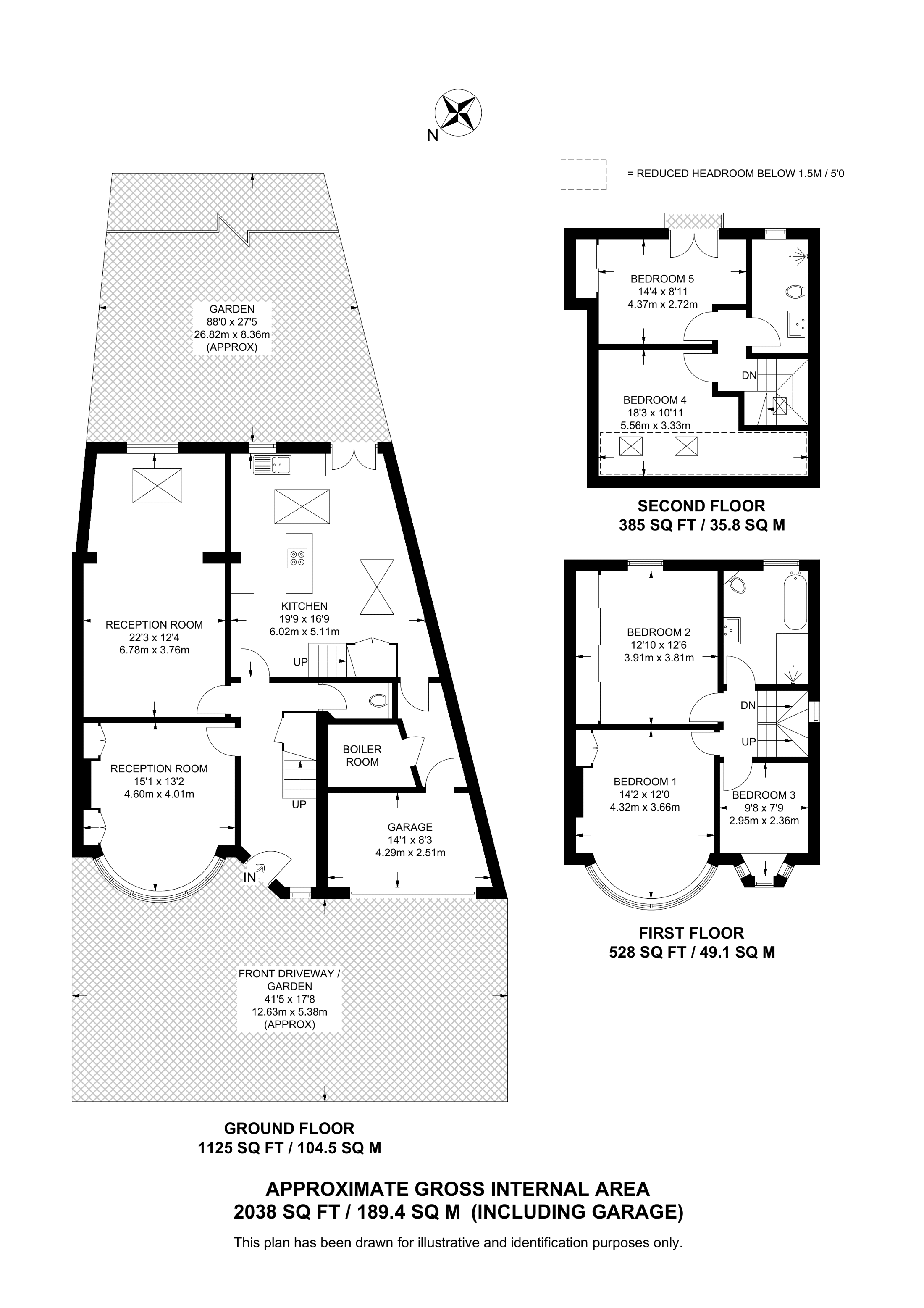 Friary Road, North Finchley floorplan