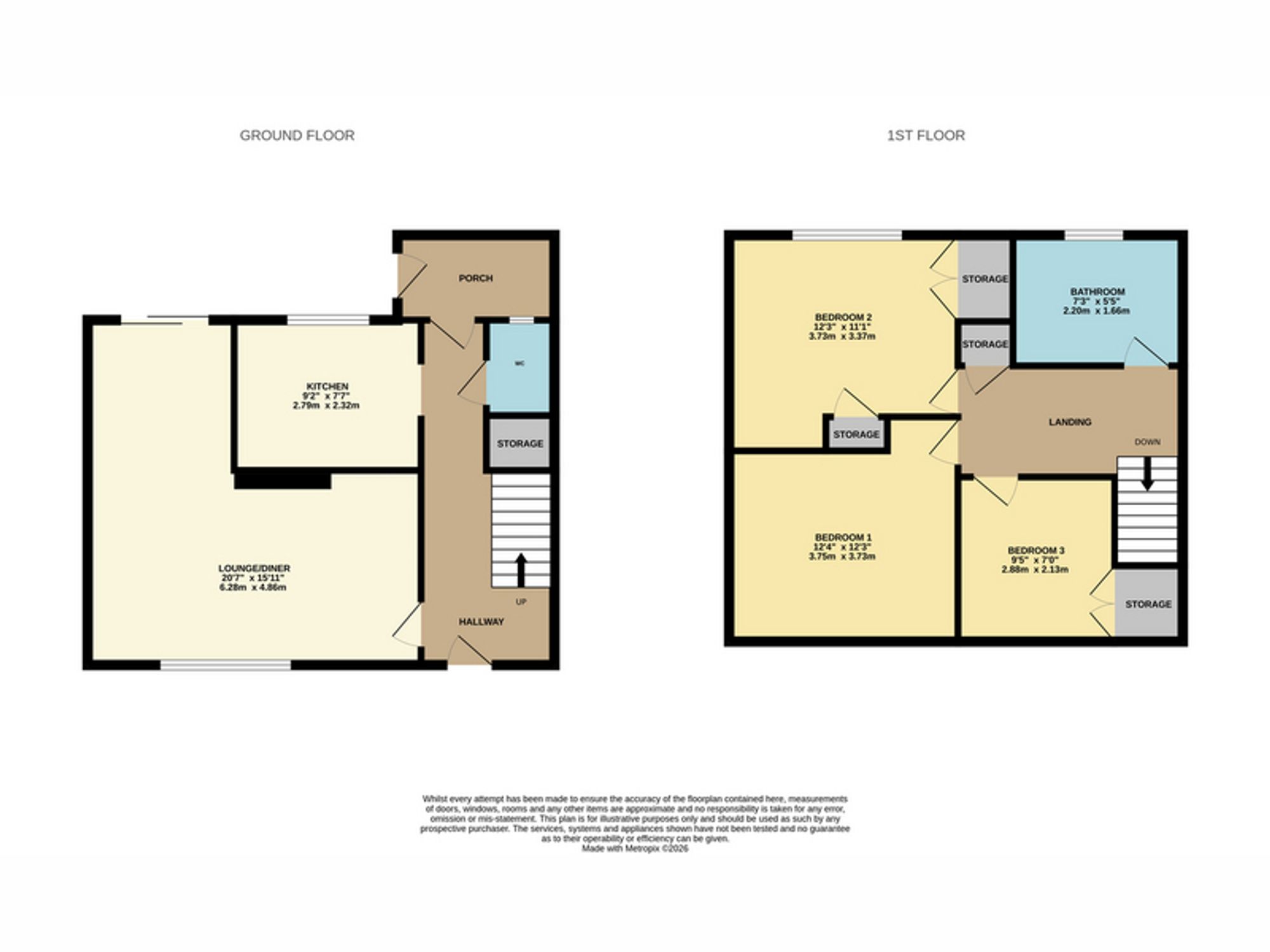 5 Bramble Close, Mansfield floorplan