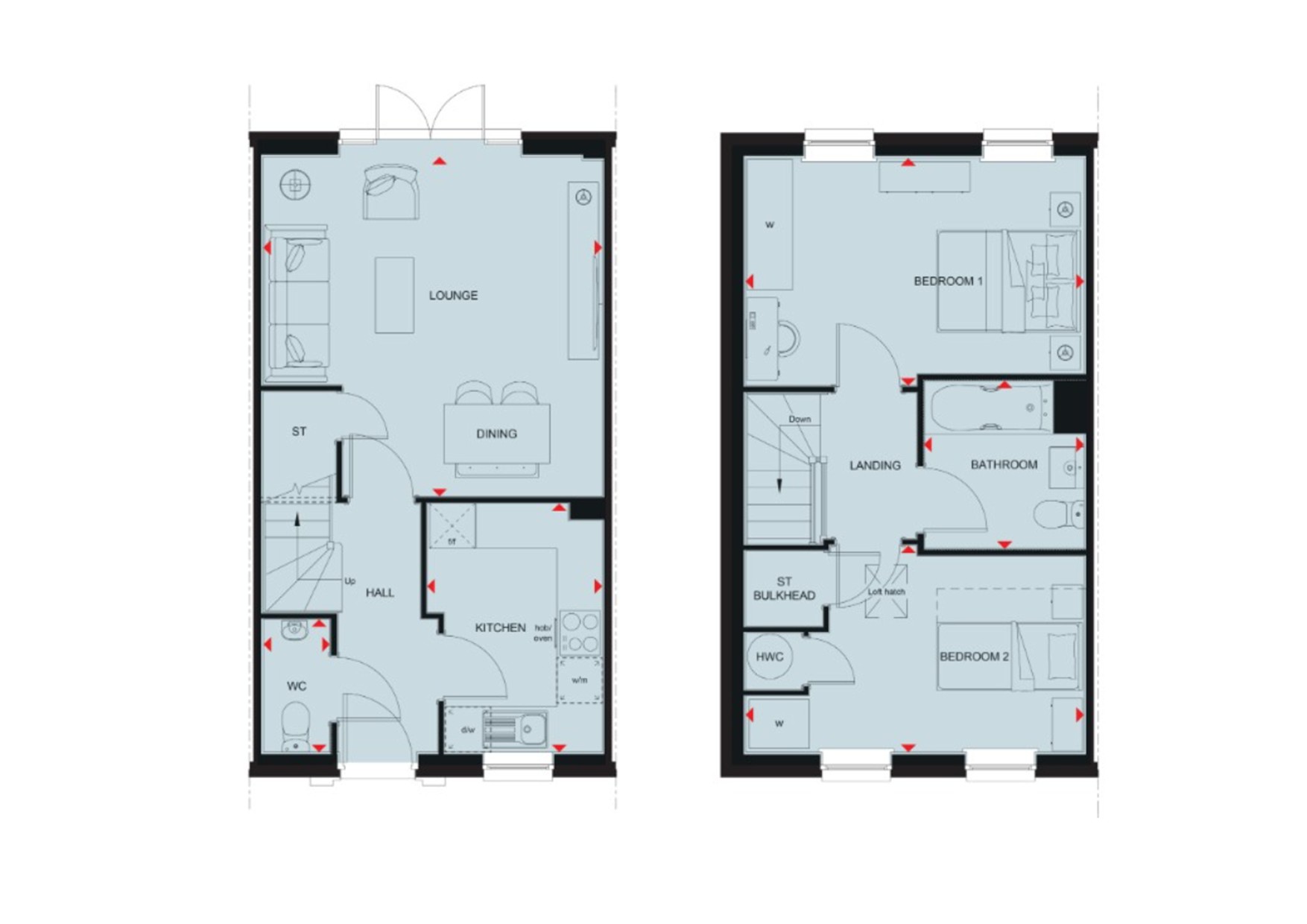 The Marwick, Leventhorpe Chase, Sawbridgeworth floorplan