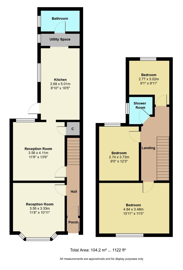 108, Manor Court Road, Nuneaton floorplan