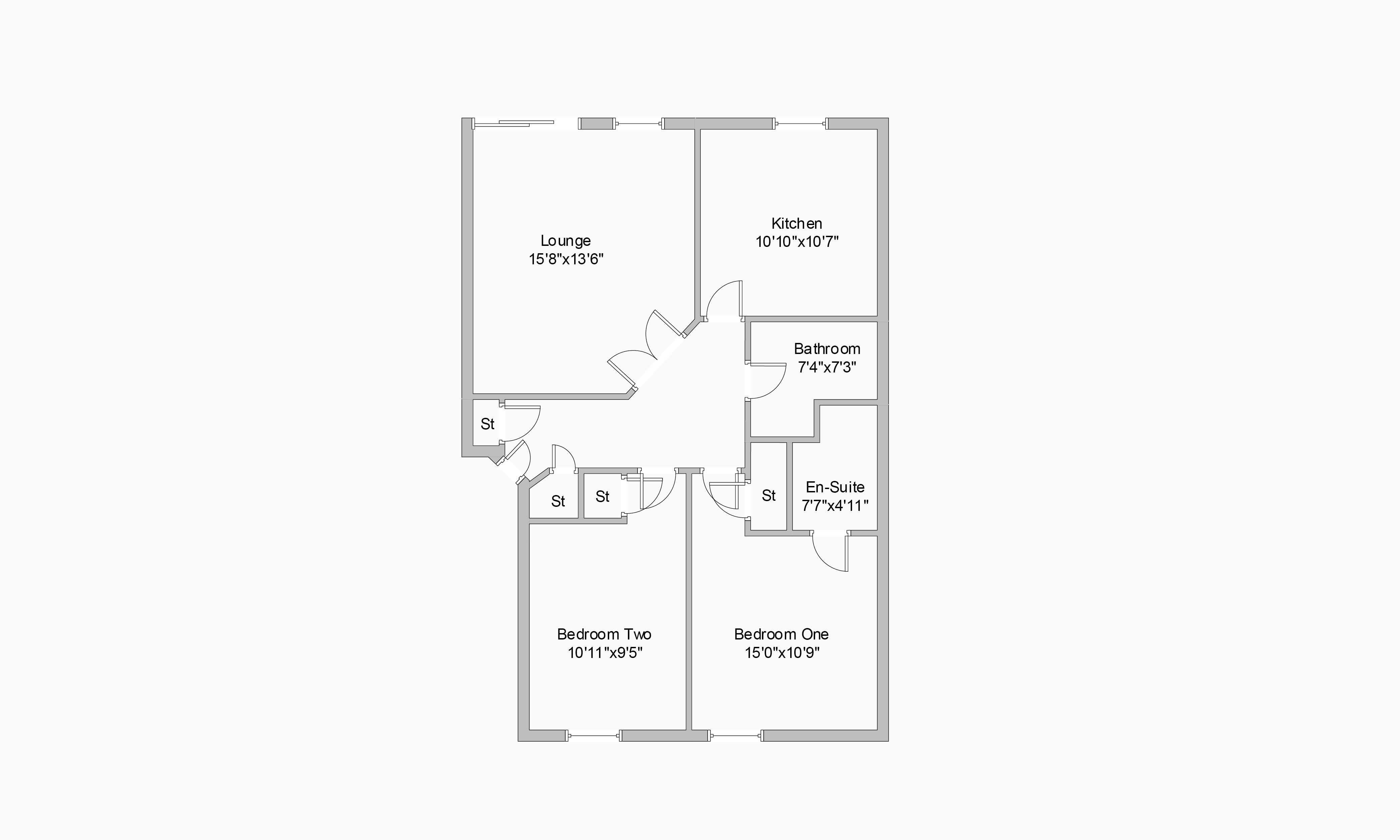 2 Bedrooms Flat for sale in Waterside, 28 Field Road, Busby, Glasgow G76