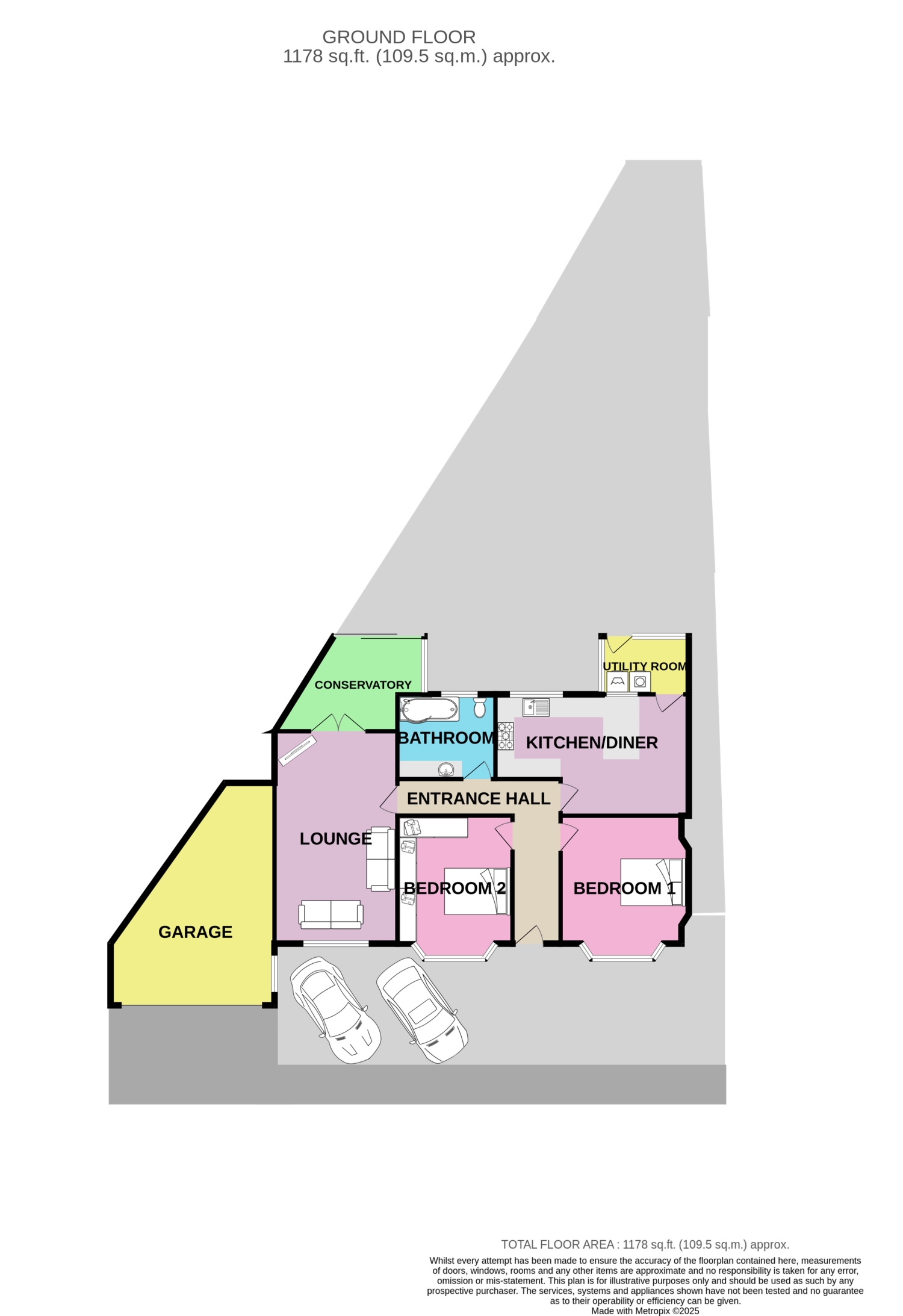 30, Hillview Road, Nottingham floorplan