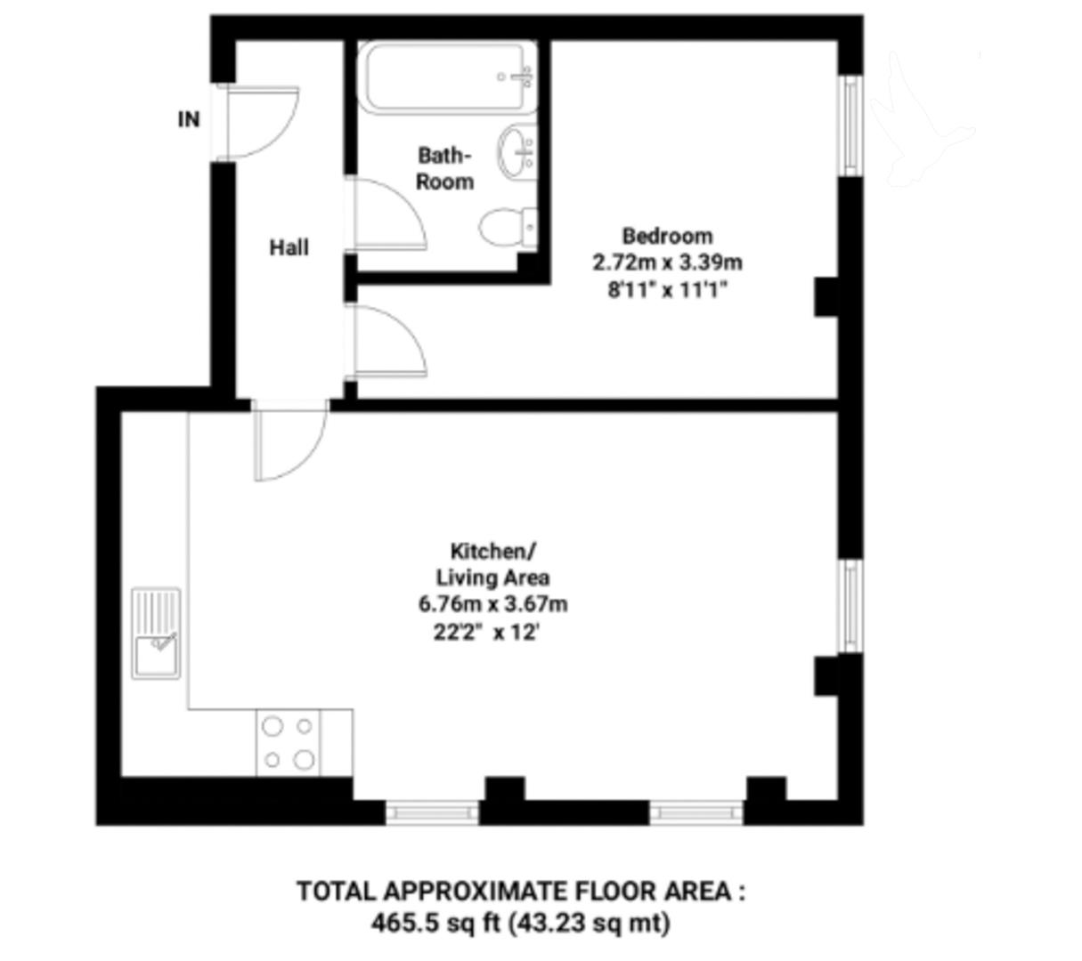 7 Iceni House, Newland Street, Witham floorplan