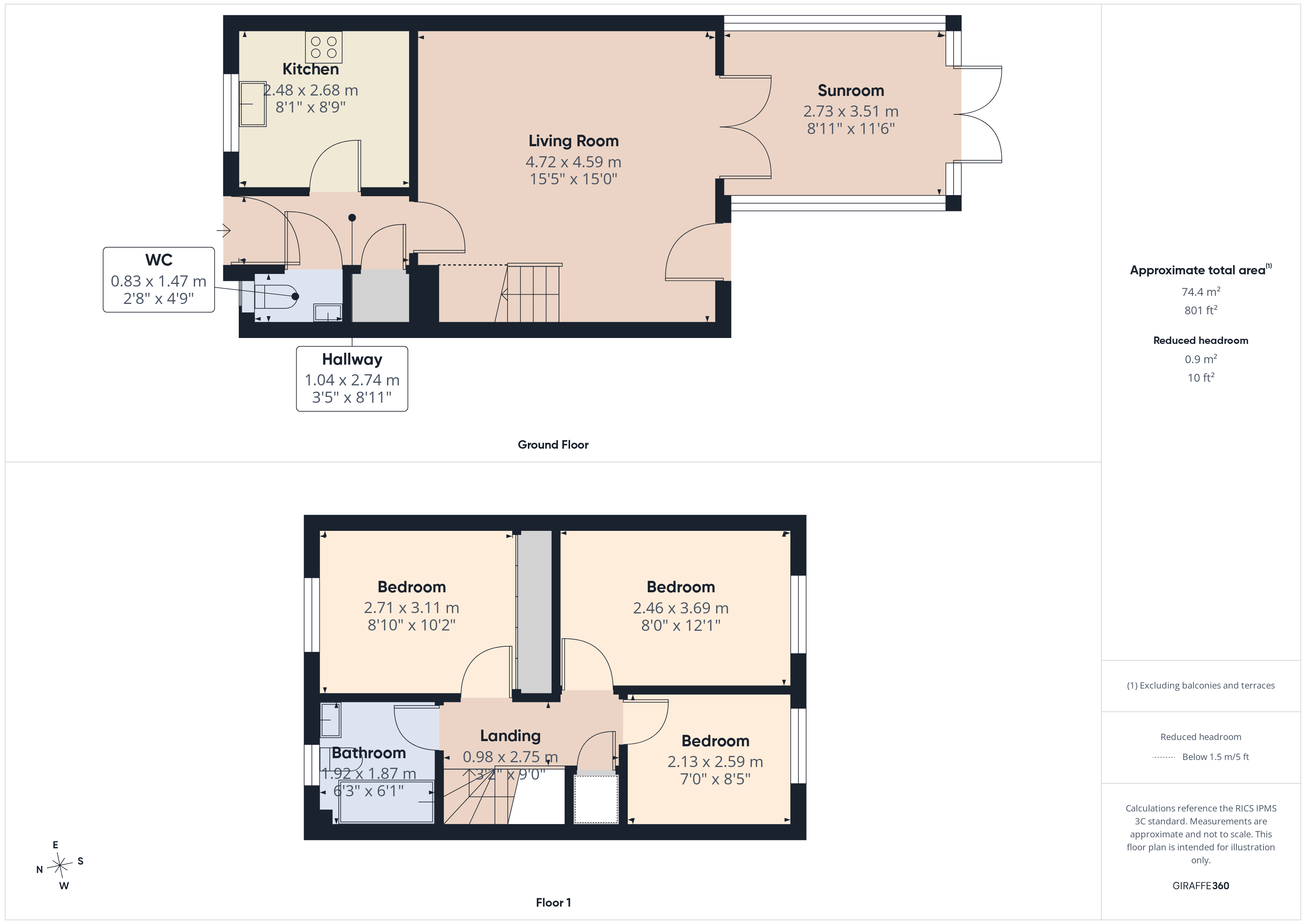7, Island Way East, Chatham floorplan