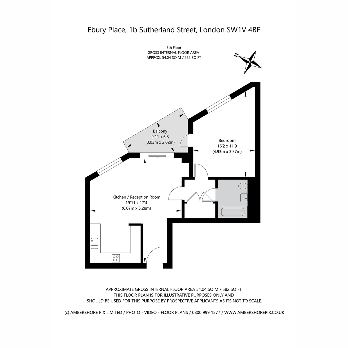 Flat Apartment 25, Ebury Apartments, Ebury Place, London floorplan