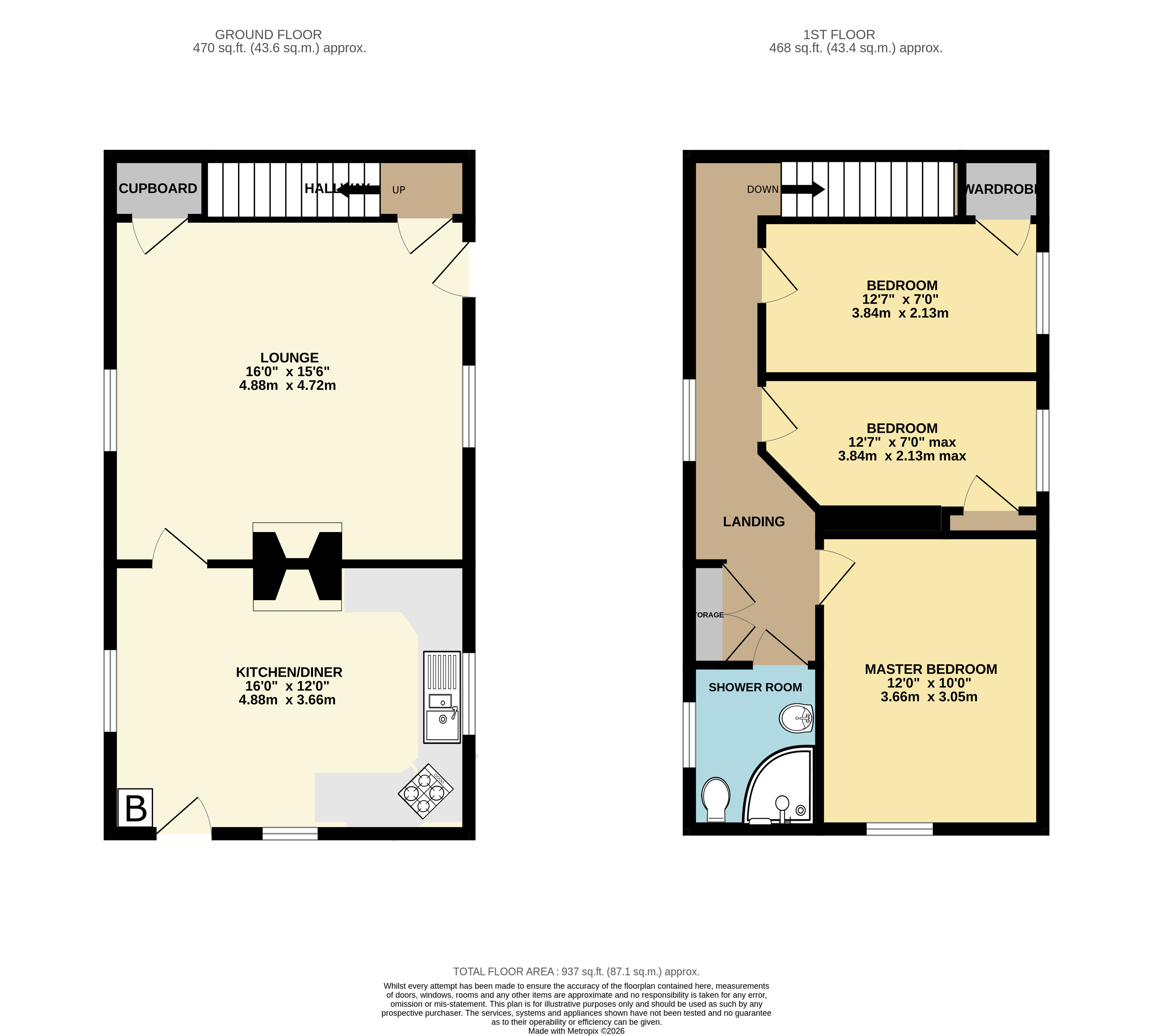 37e, Norwich Road, Fakenham floorplan
