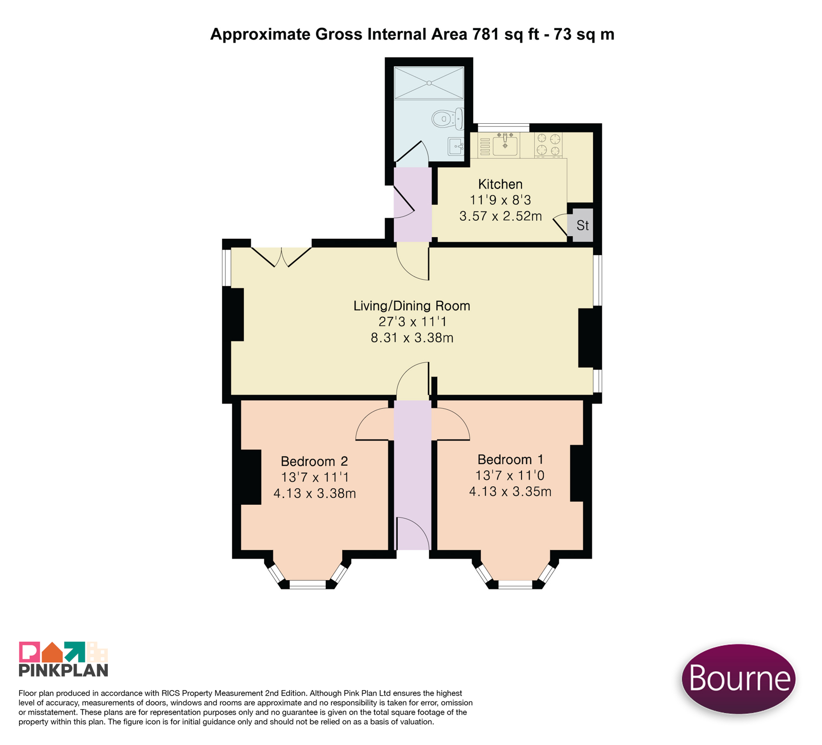 86, Park Road, Farnborough floorplan