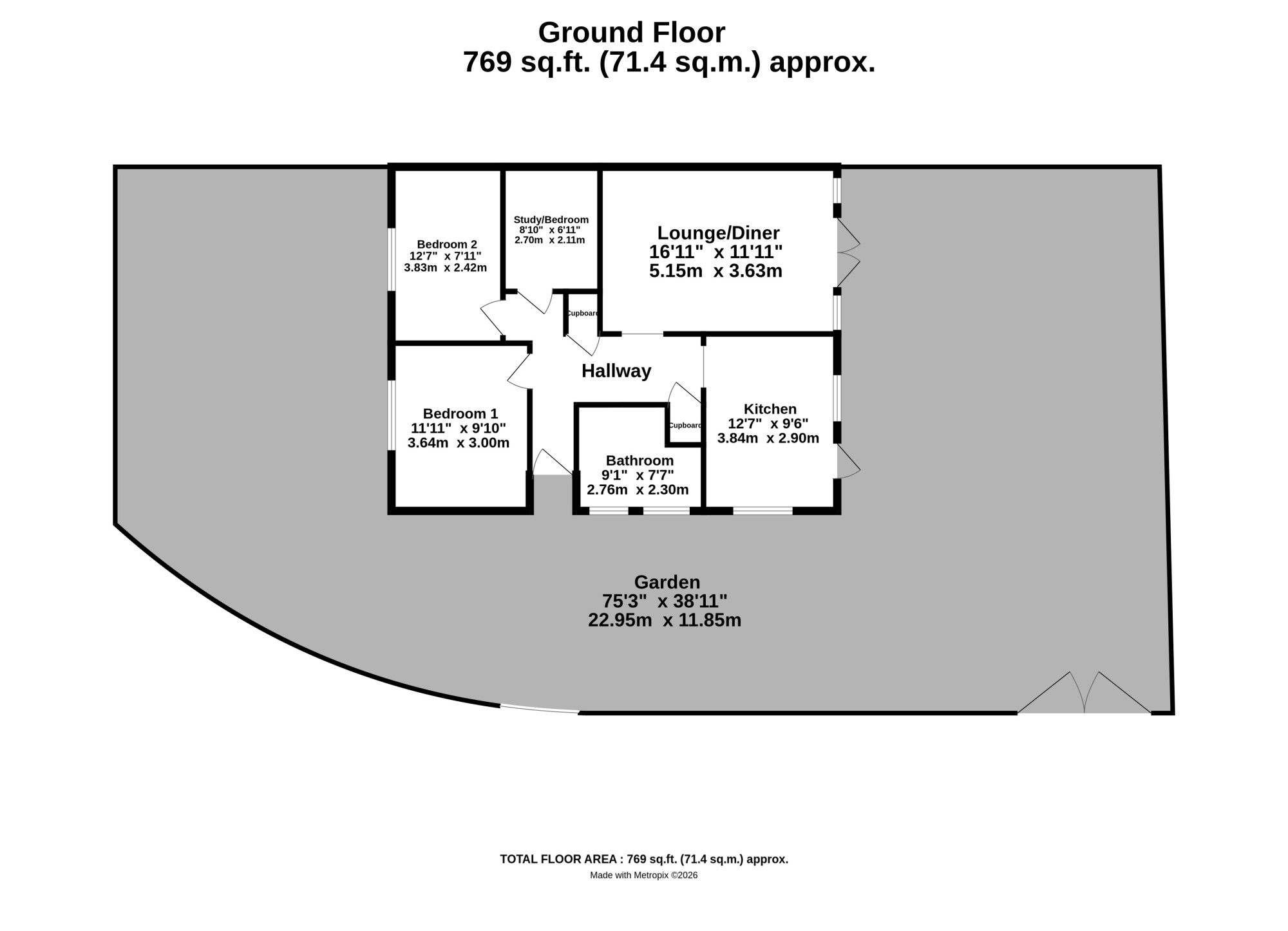 110, Kynaston Road, Orpington floorplan