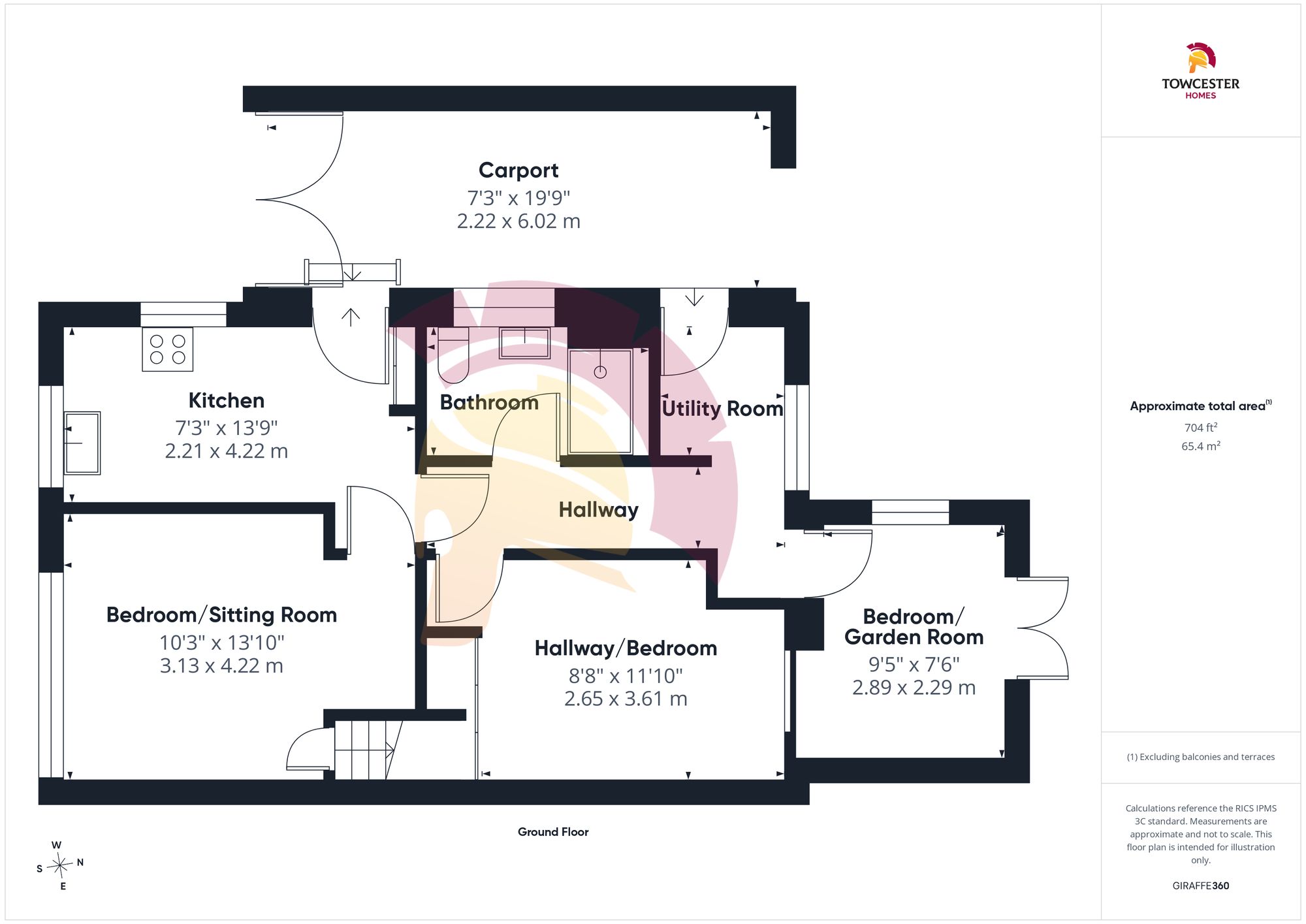 17 Norton Crescent, Towcester floorplan