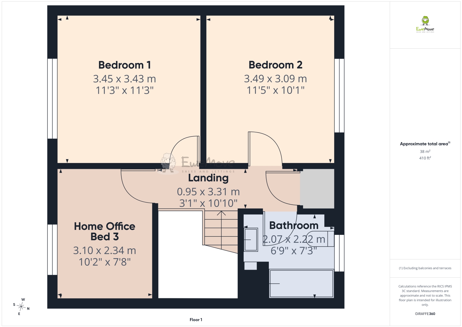 33, ARNOLD CRESCENT, TIVERTON floorplan