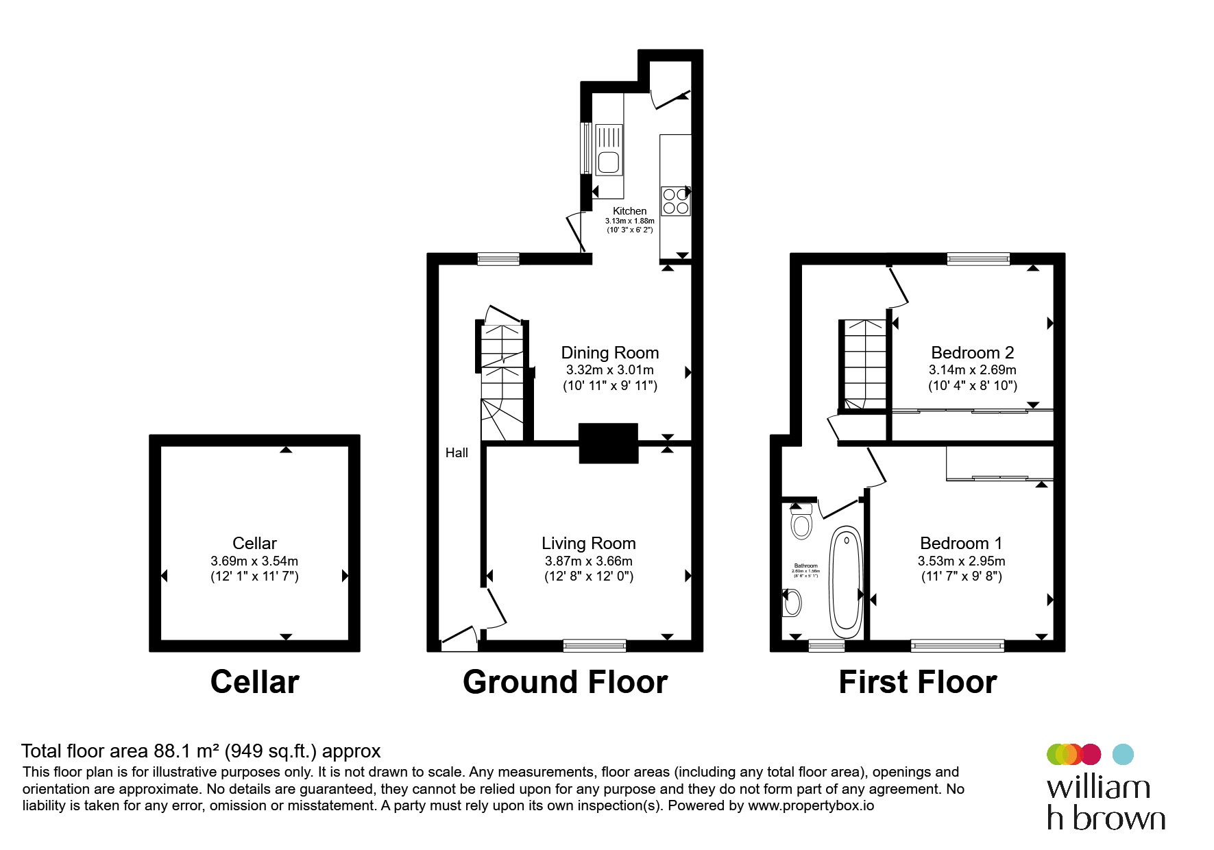 77, Lime Tree Place, STOWMARKET floorplan