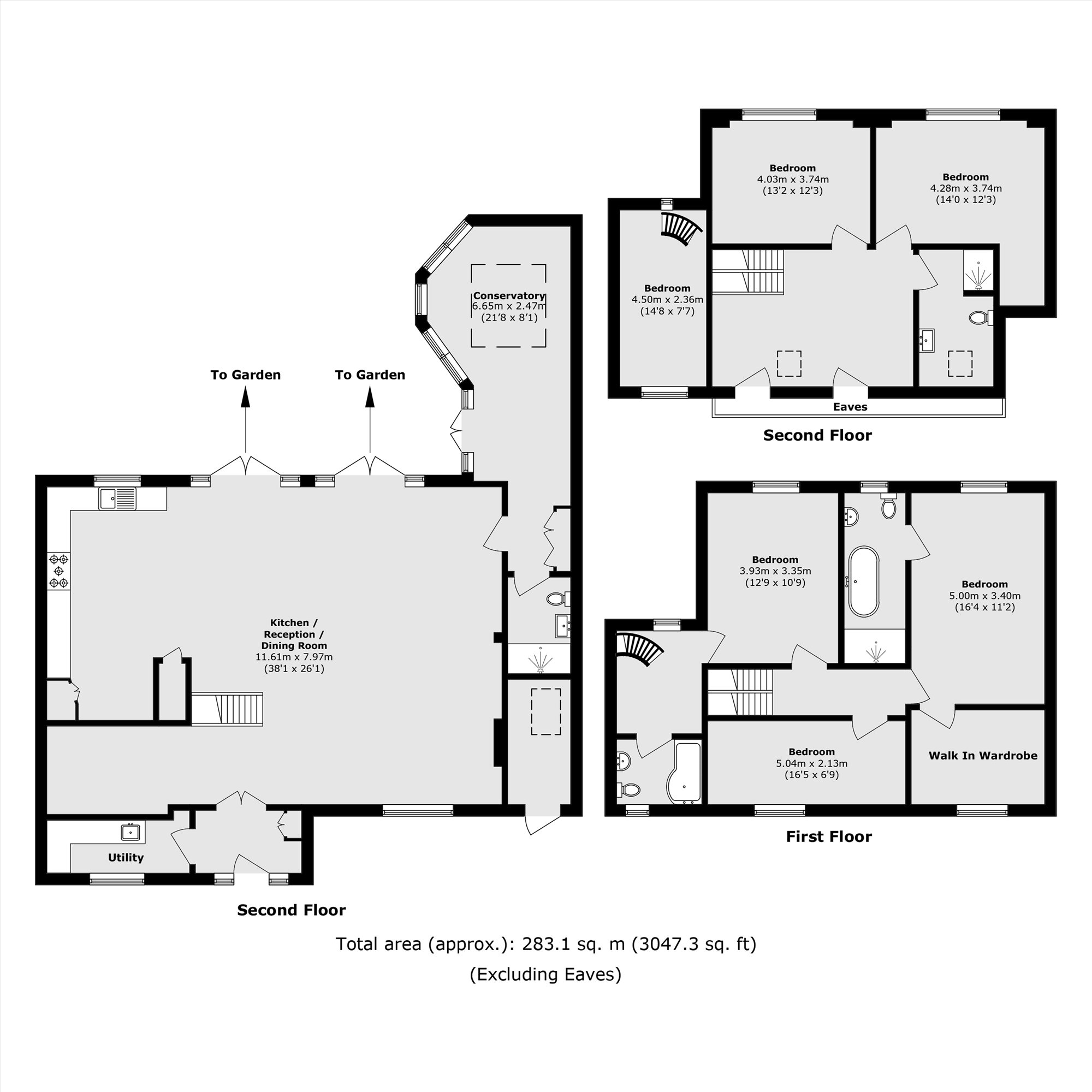 61A, Park Road, Hampton floorplan
