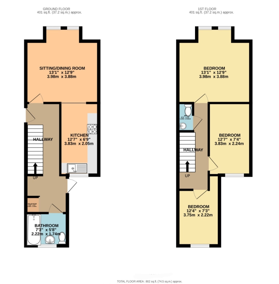 Colmore Road, Ponders End  floorplan