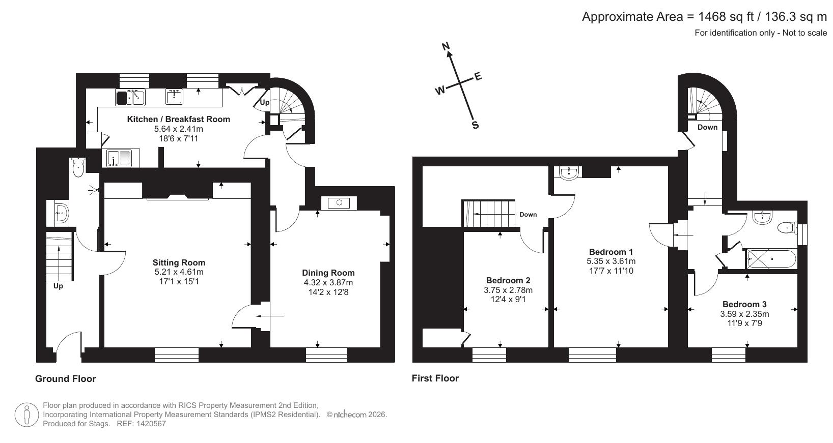 2 Gaters Cottage, Crediton floorplan