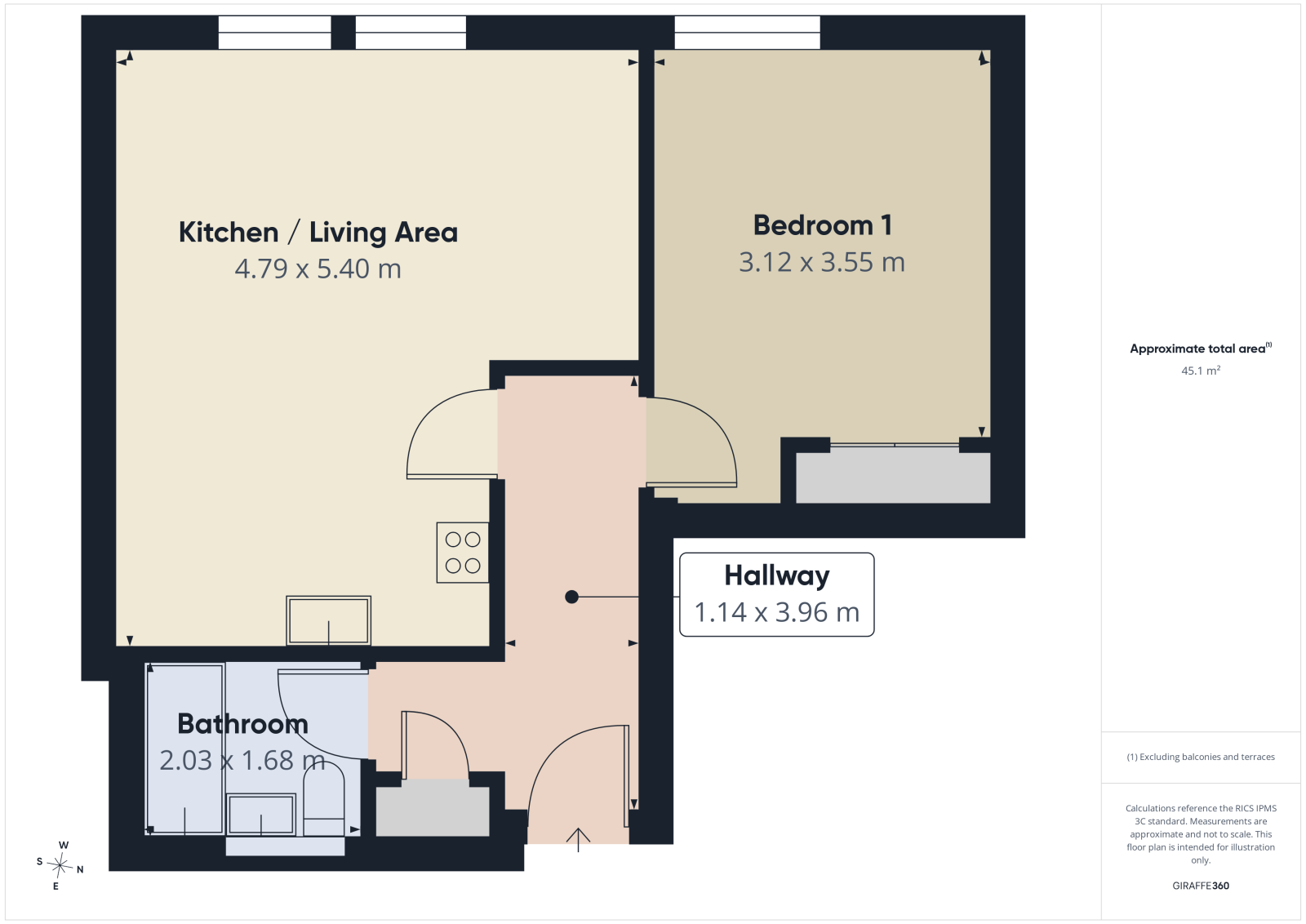 16 Altavia House, 44 High Street, Fareham floorplan