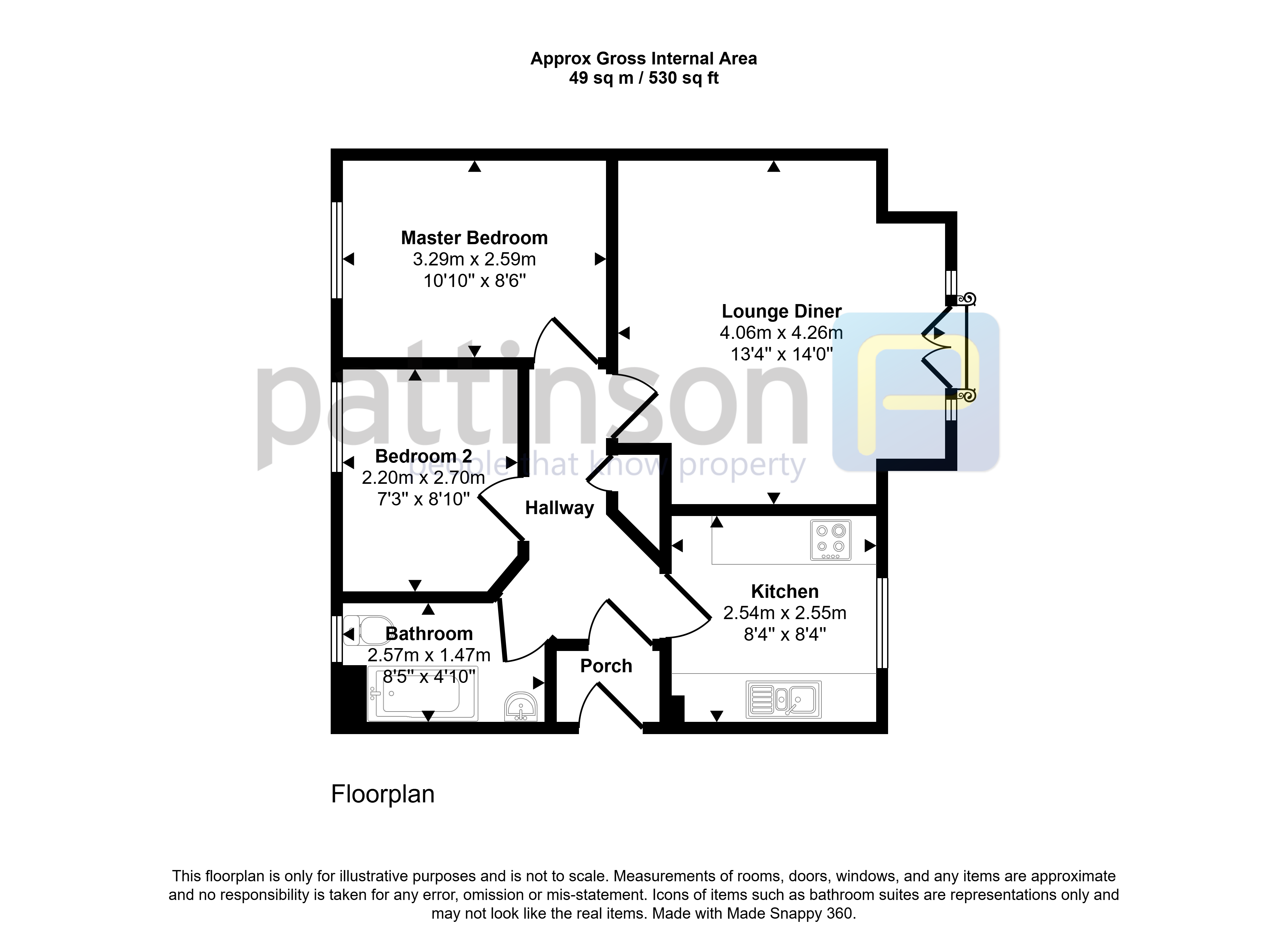 29, Hindmarsh Drive, Ashington floorplan