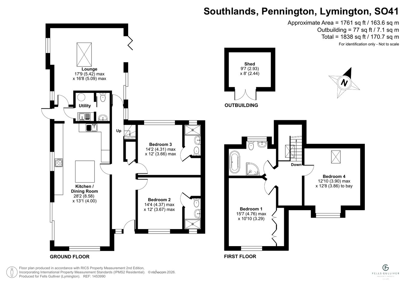 16, Southlands, Lymington floorplan