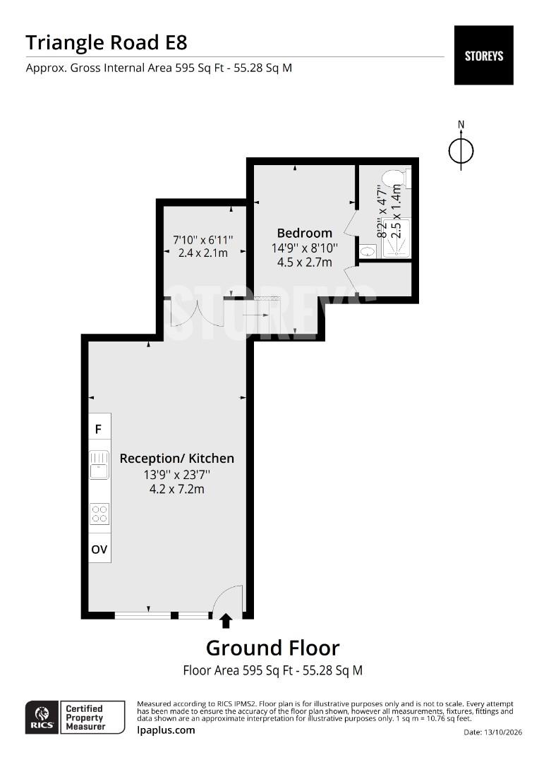 Triangle Road, London floorplan