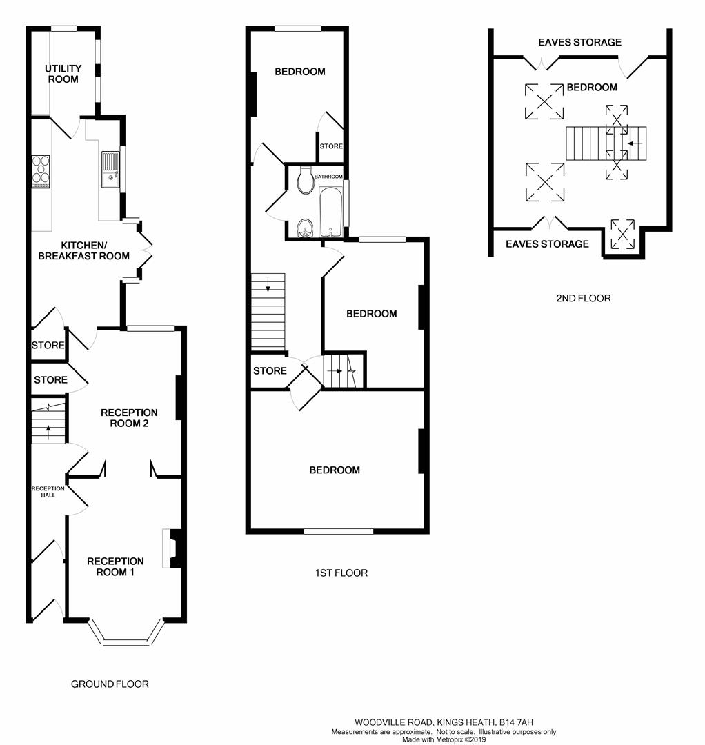 4 Bedrooms Terraced house for sale in Woodville Road, Kings Heath, Birmingham B14