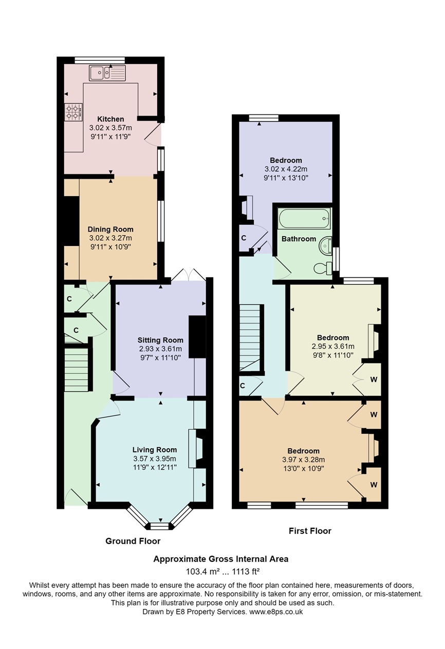 Stratford Street, Iffley Fields floorplan