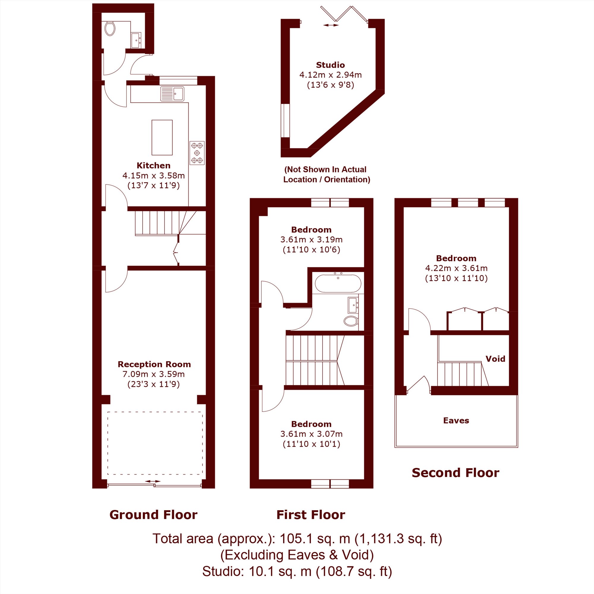 8, Clarkson Row, London floorplan