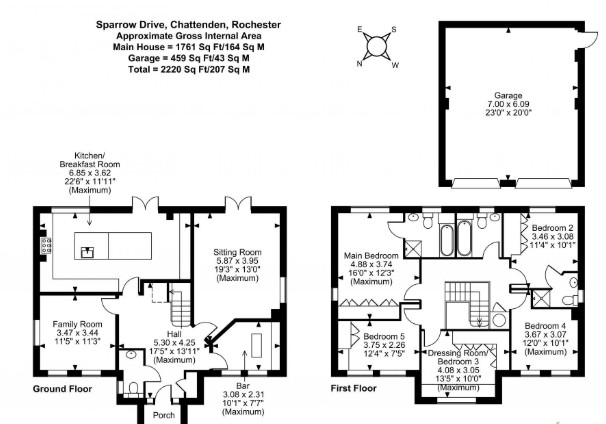 8, Sparrow Drive, Rochester floorplan