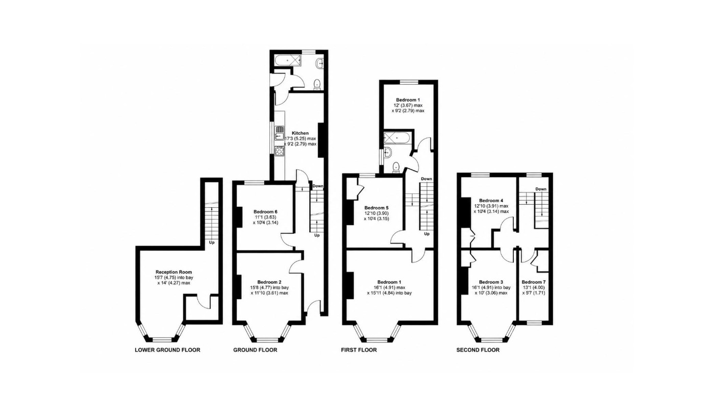 19, Ditchling Rise, Brighton floorplan