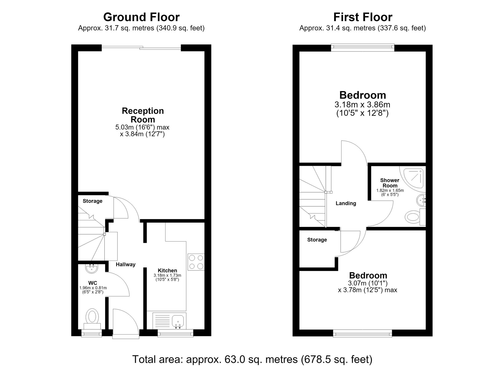 13 Wroxham Way, Fairlop floorplan