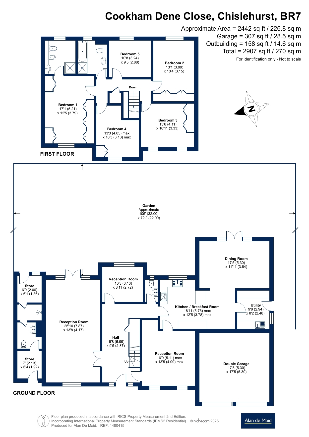 6, Cookham Dene Close, Chislehurst floorplan