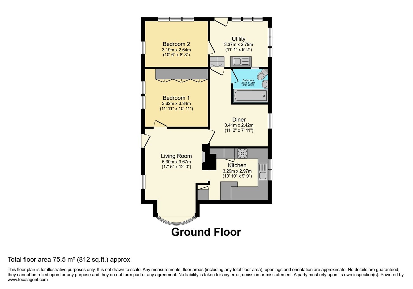 North Lodge, Bromley Common, Bromley floorplan