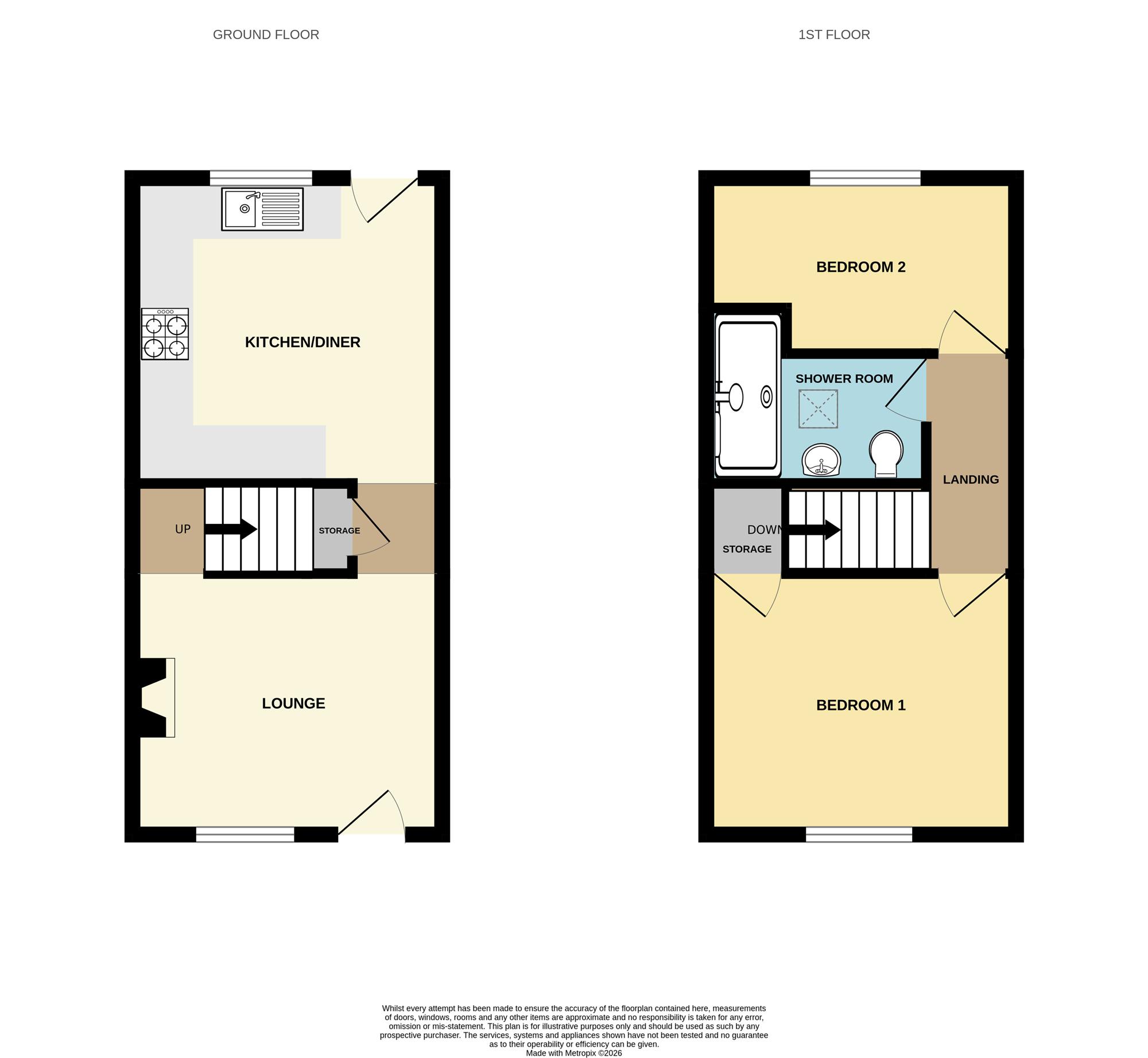 63, New Street, Brightlingsea floorplan