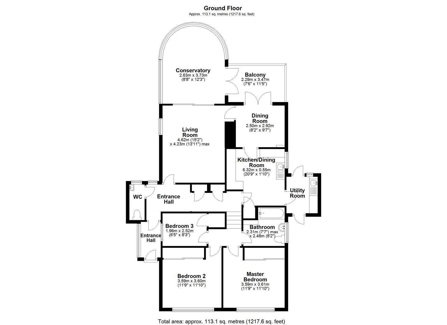 7, Northfield Road, Portishead floorplan