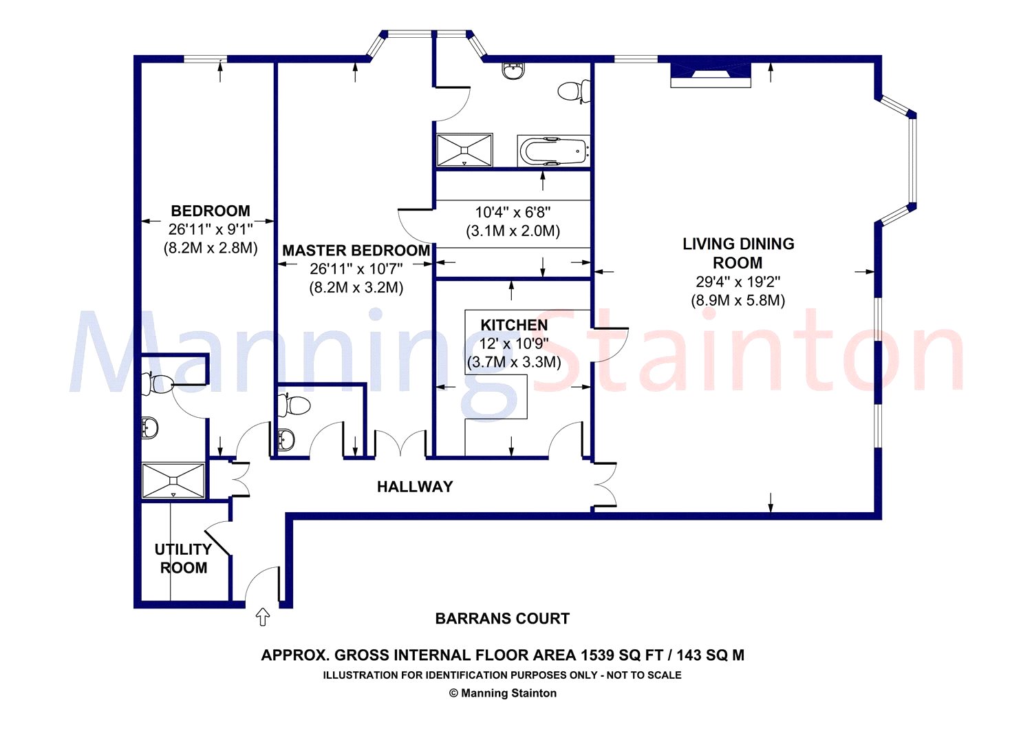 2 Bedrooms Flat for sale in 10 Barrans Court, Parc Mont, 11 Park Avenue, Roundhay, Leeds LS8