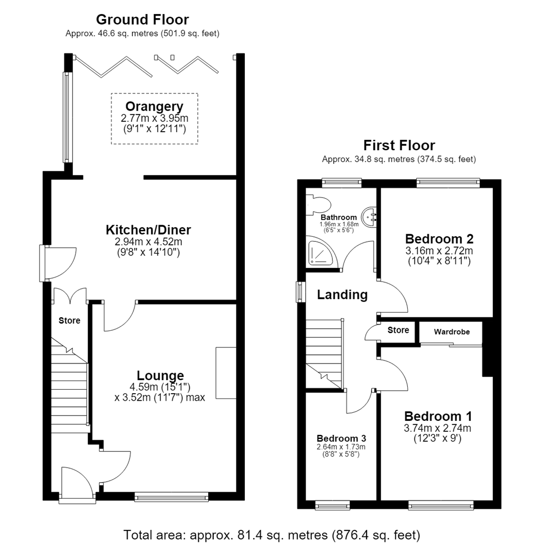 19, Croft Way, Selby floorplan
