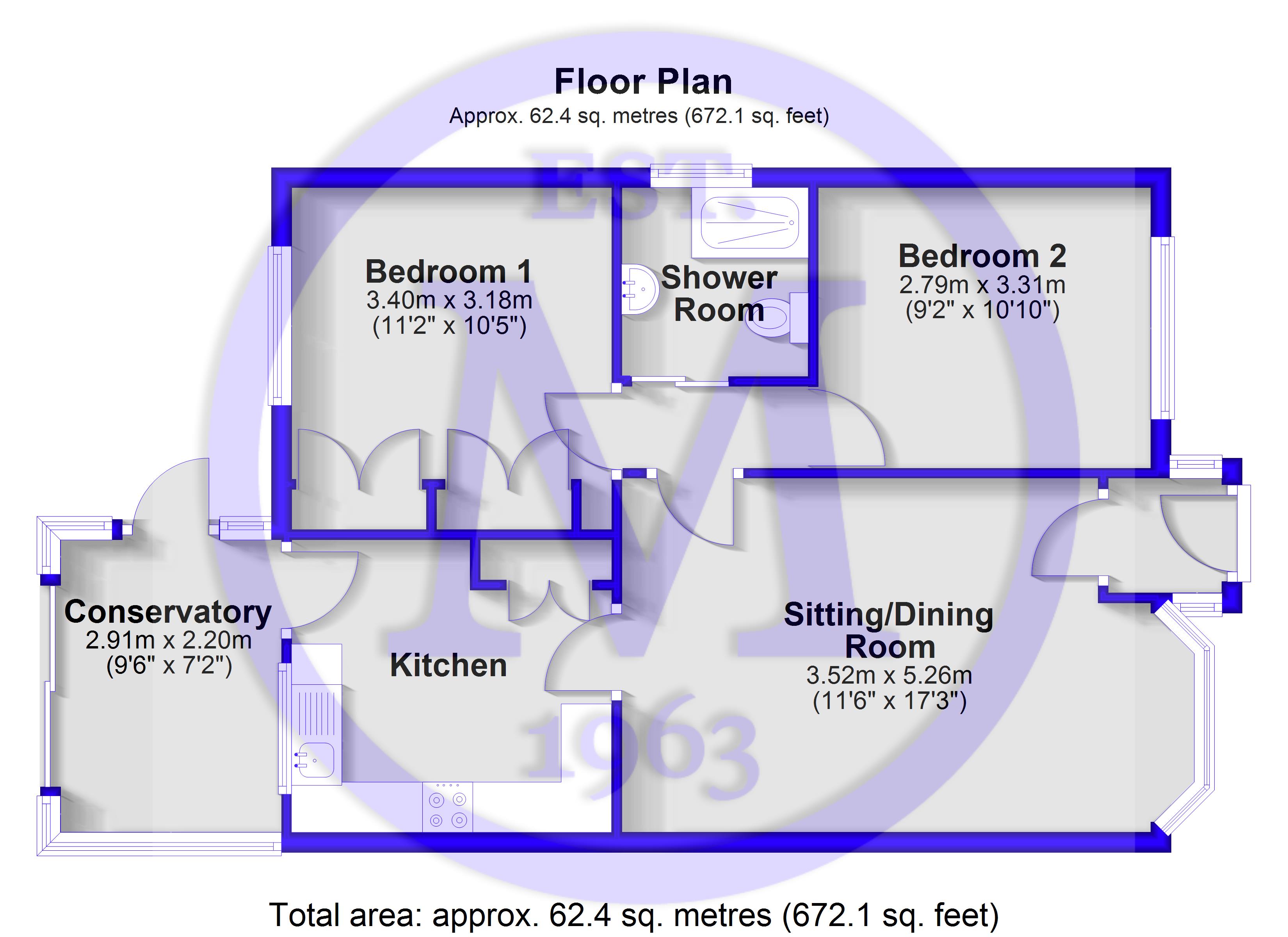 66, Ashley Lane, Lymington floorplan