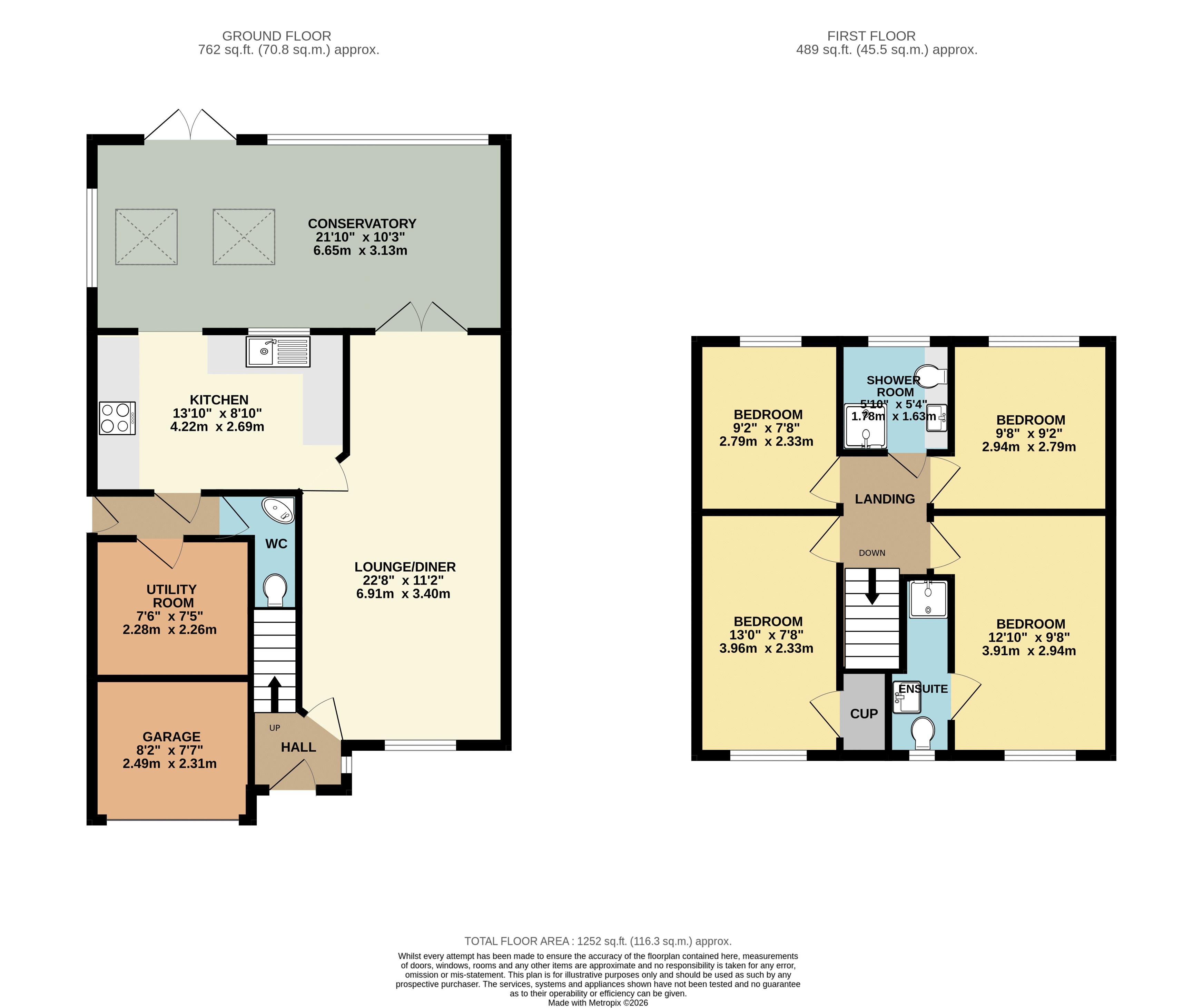 1, Primrose Way, Scunthorpe floorplan