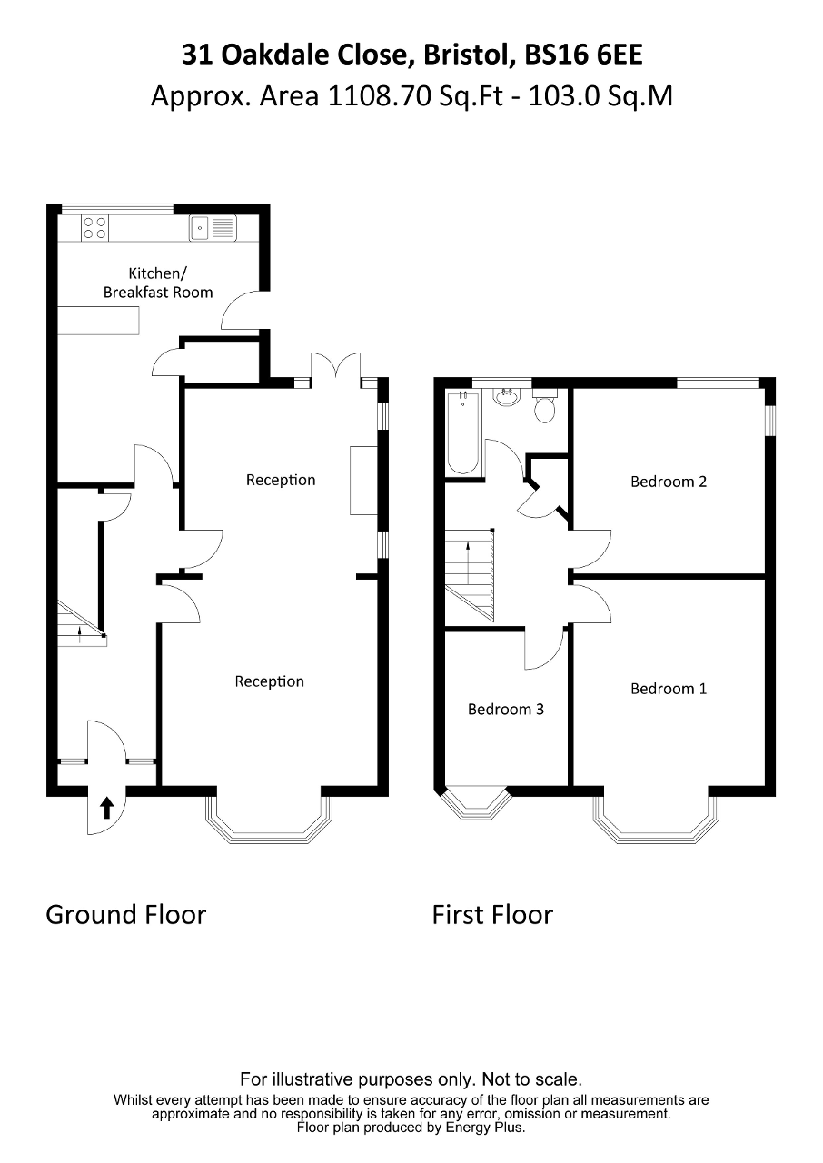 Oakdale Close, Downend, Bristol BS16, 3 bedroom property for sale