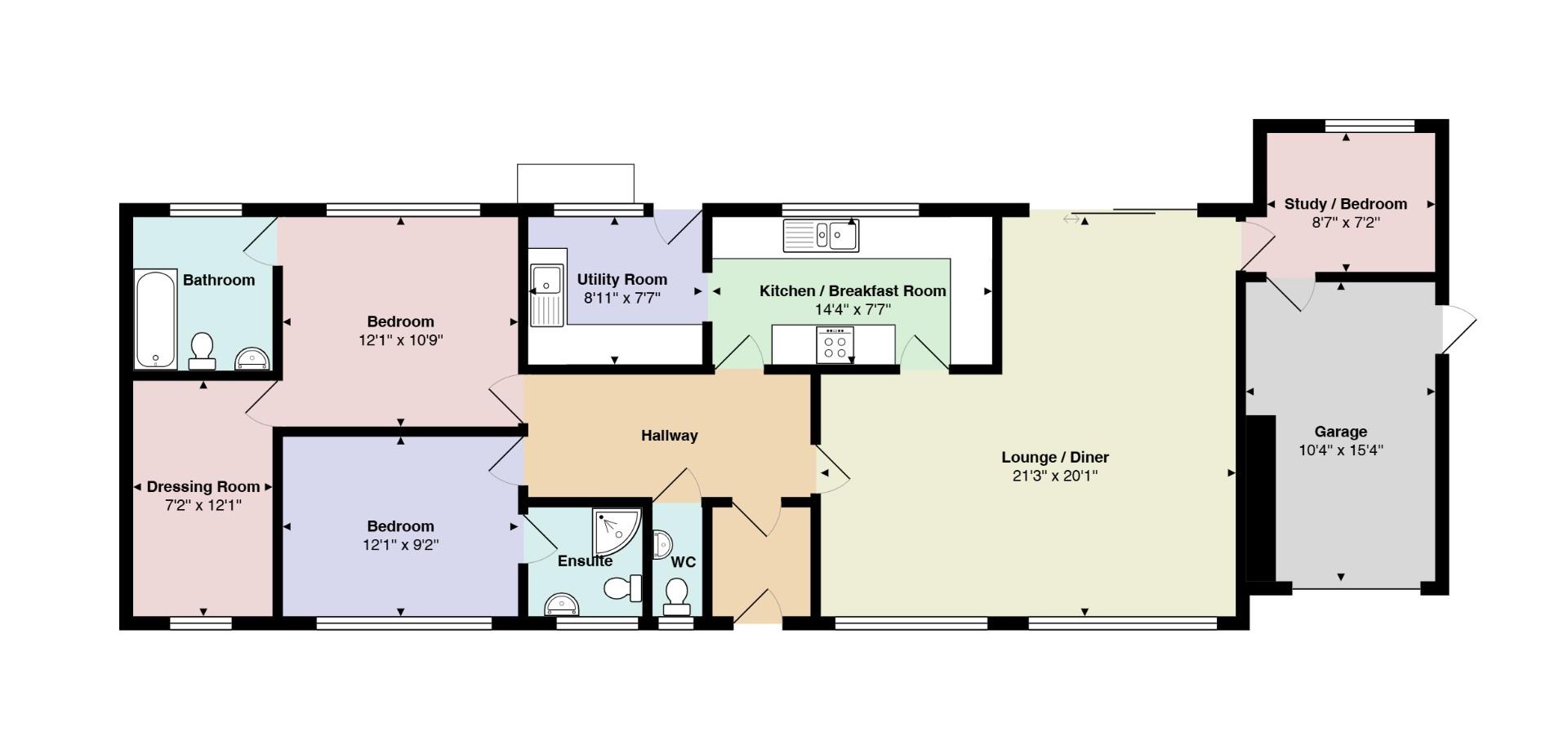 8, The Martins Drive, Leighton Buzzard floorplan