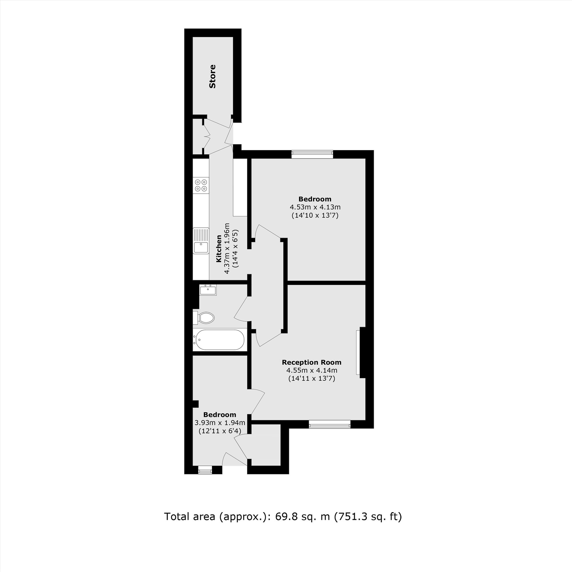 20D, Ranelagh Road, London floorplan