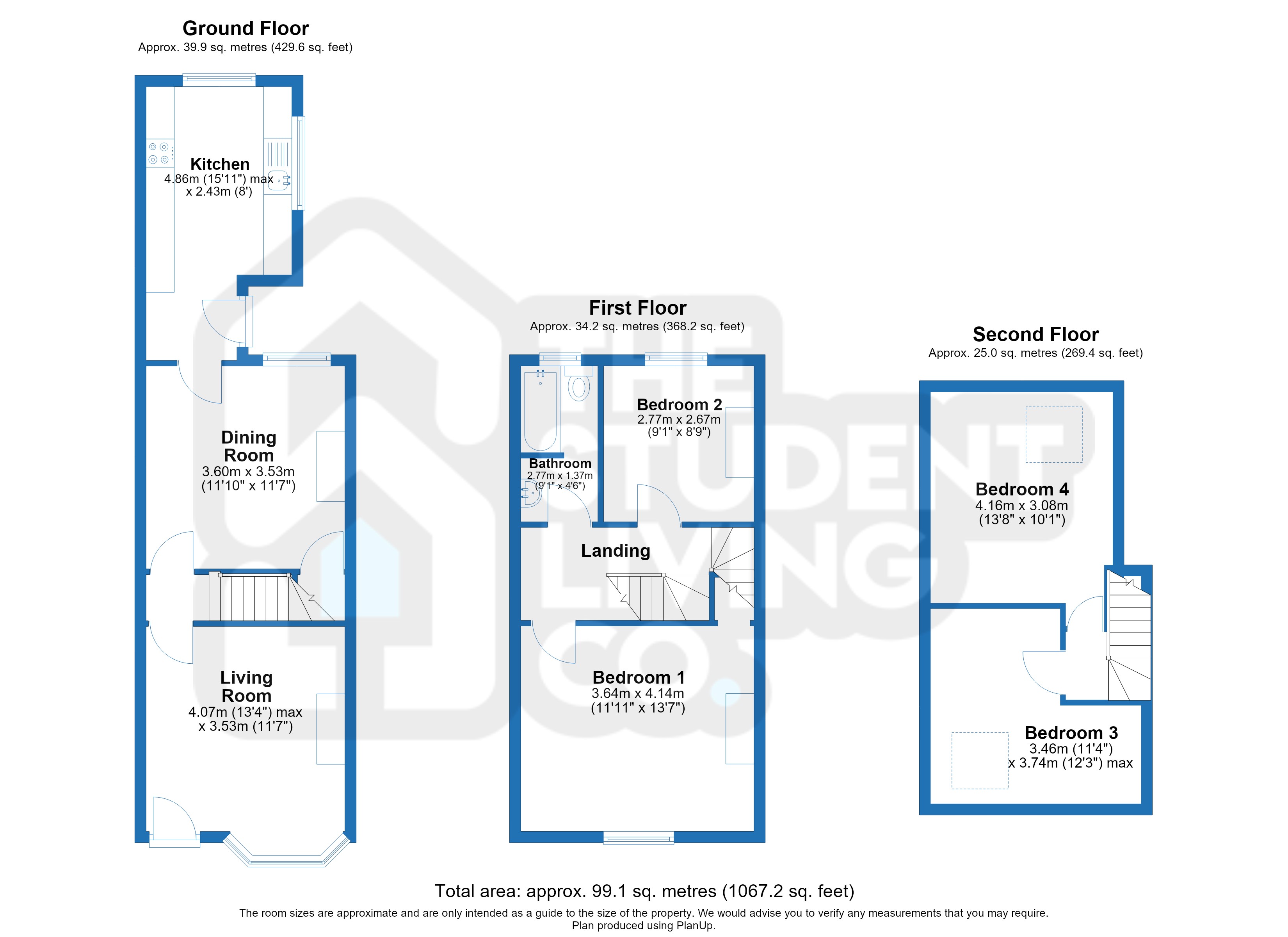 Lace Street, Nottingham floorplan
