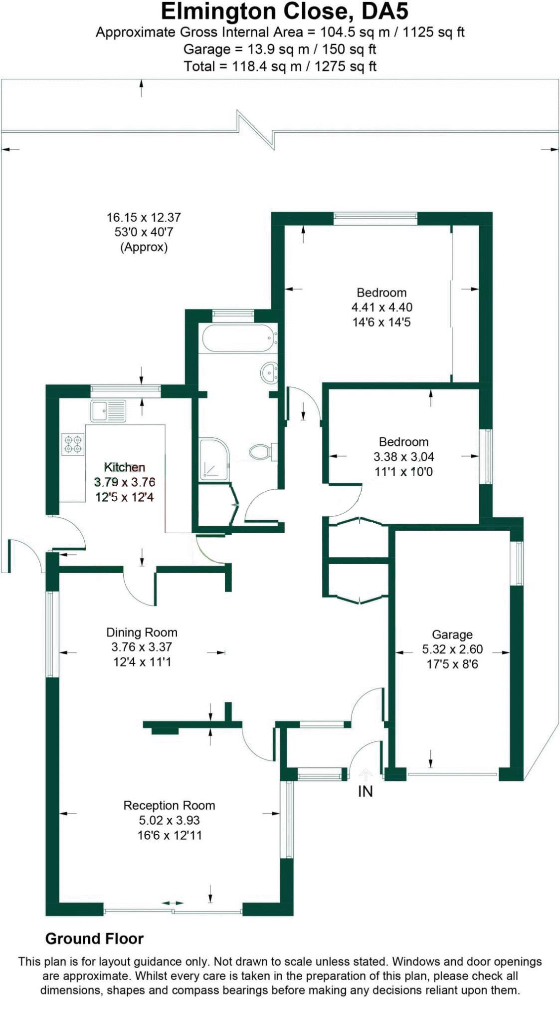 10, Elmington Close, Bexley floorplan