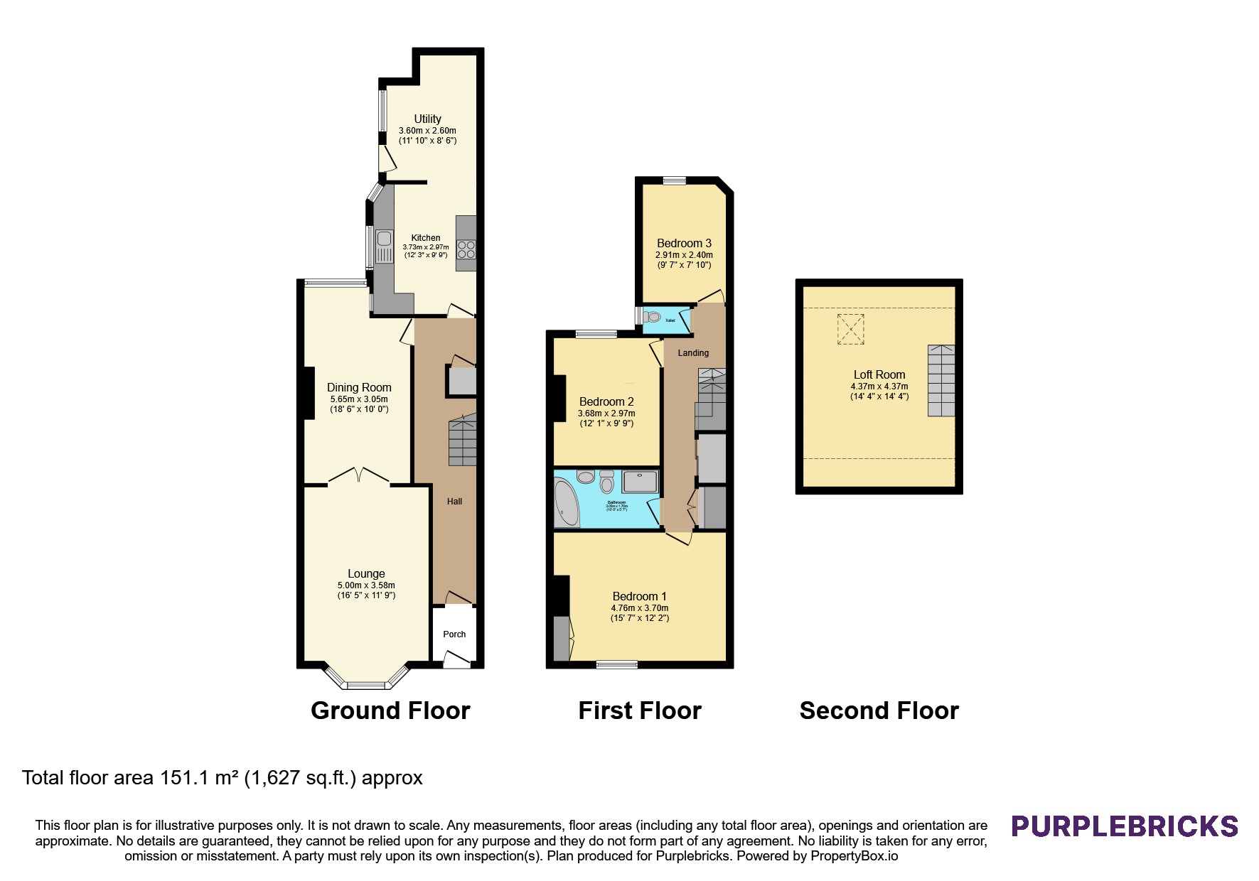 66, Blackburn Road, Darwen floorplan