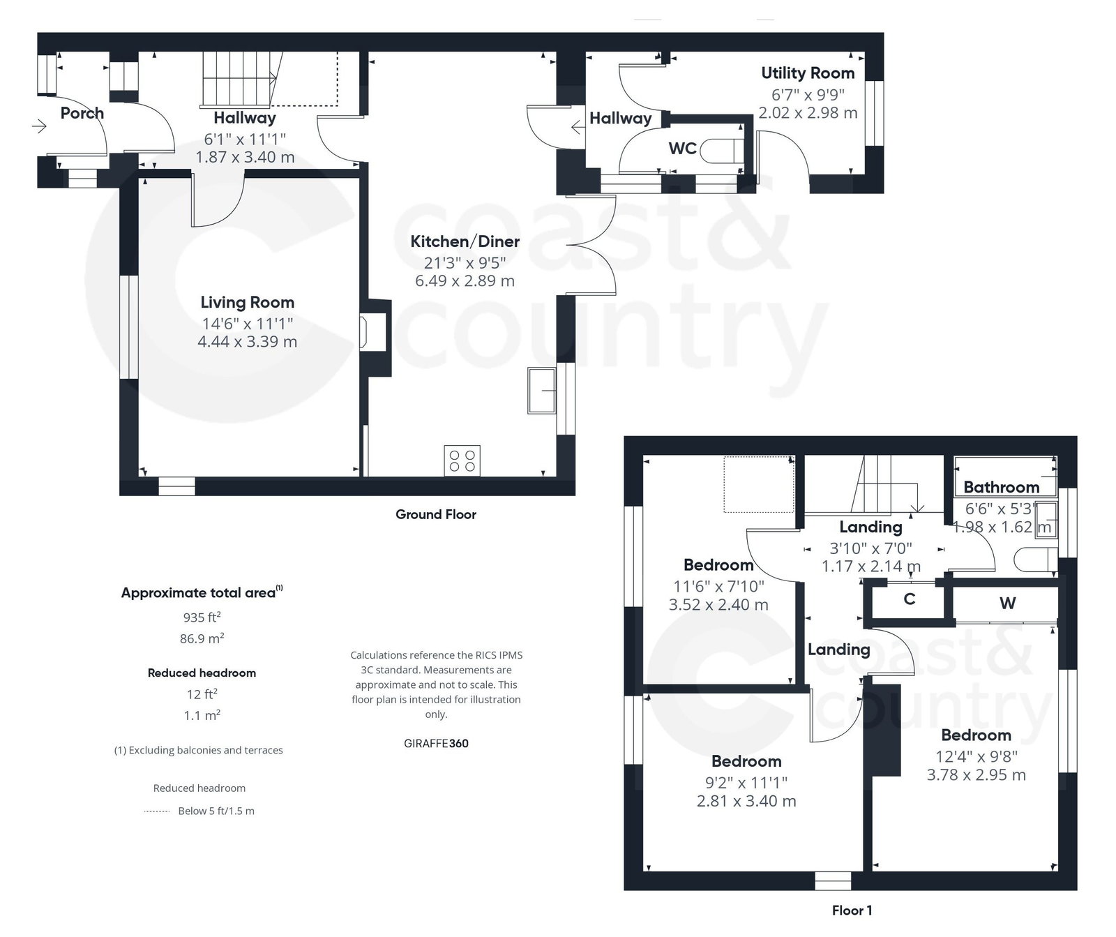 21, Heathfield Road, Newton Abbot floorplan