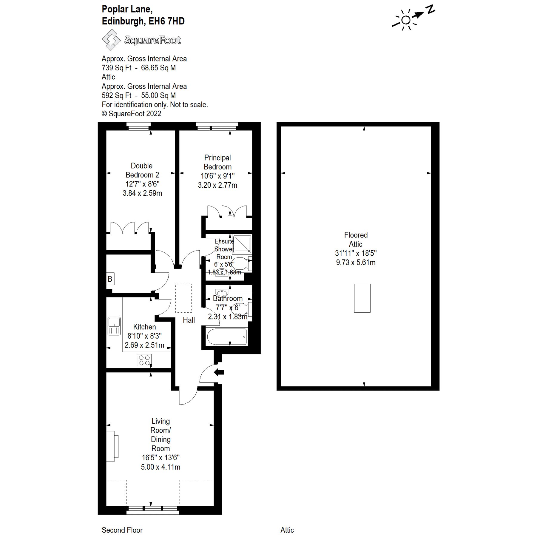 26/7, Poplar Lane, Leith, Edinburgh EH6, 2 bedroom flat for sale