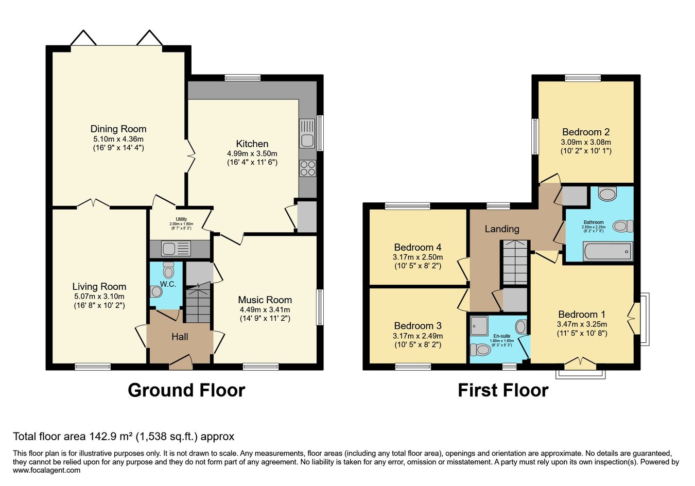 3, Julian Smith Lane, Ashford floorplan