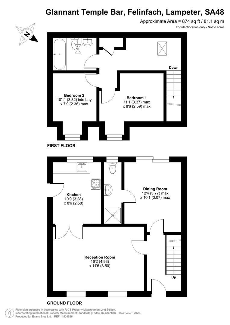 Glannant, Nr. Lampeter floorplan